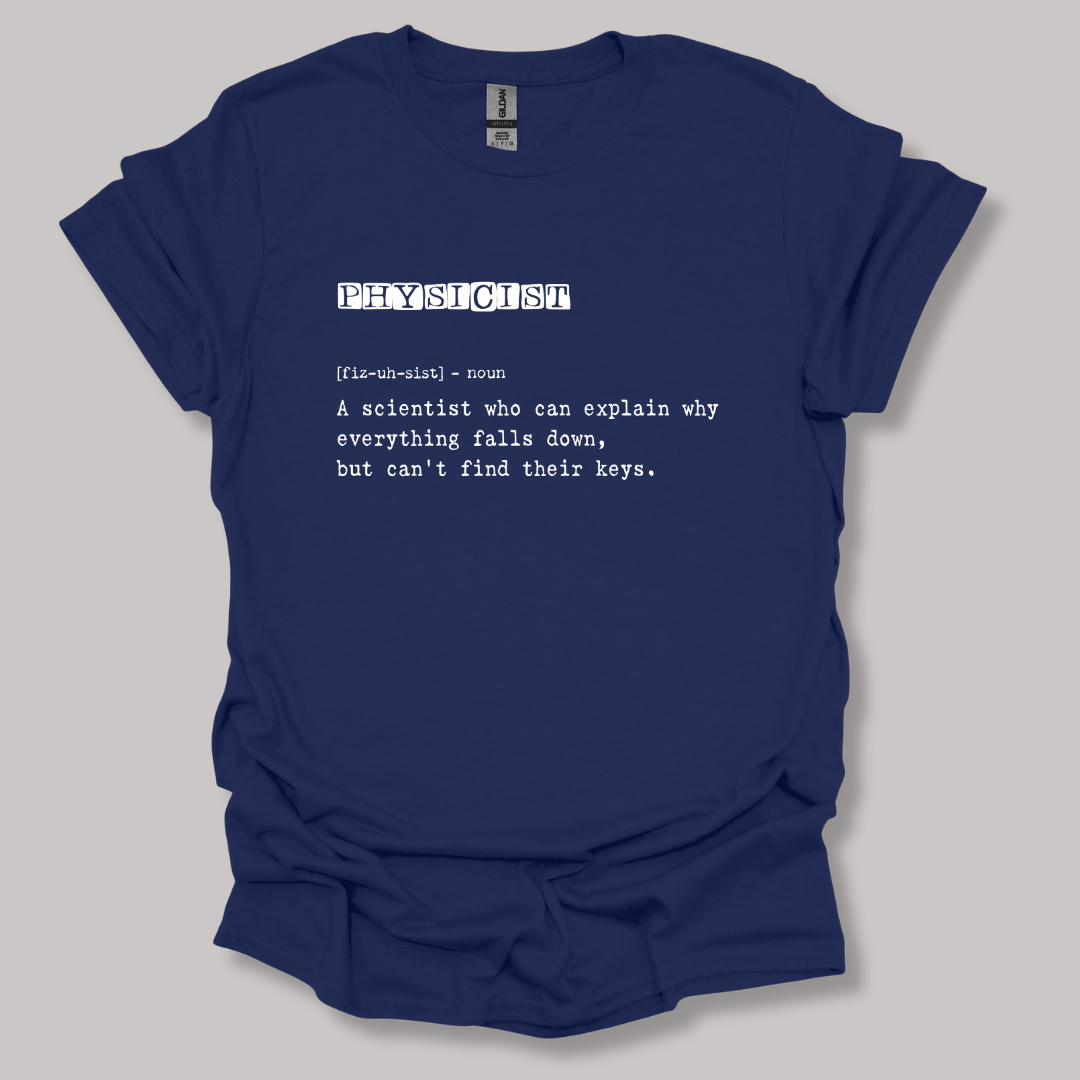 Physicist Definition T-shirt Navy / S