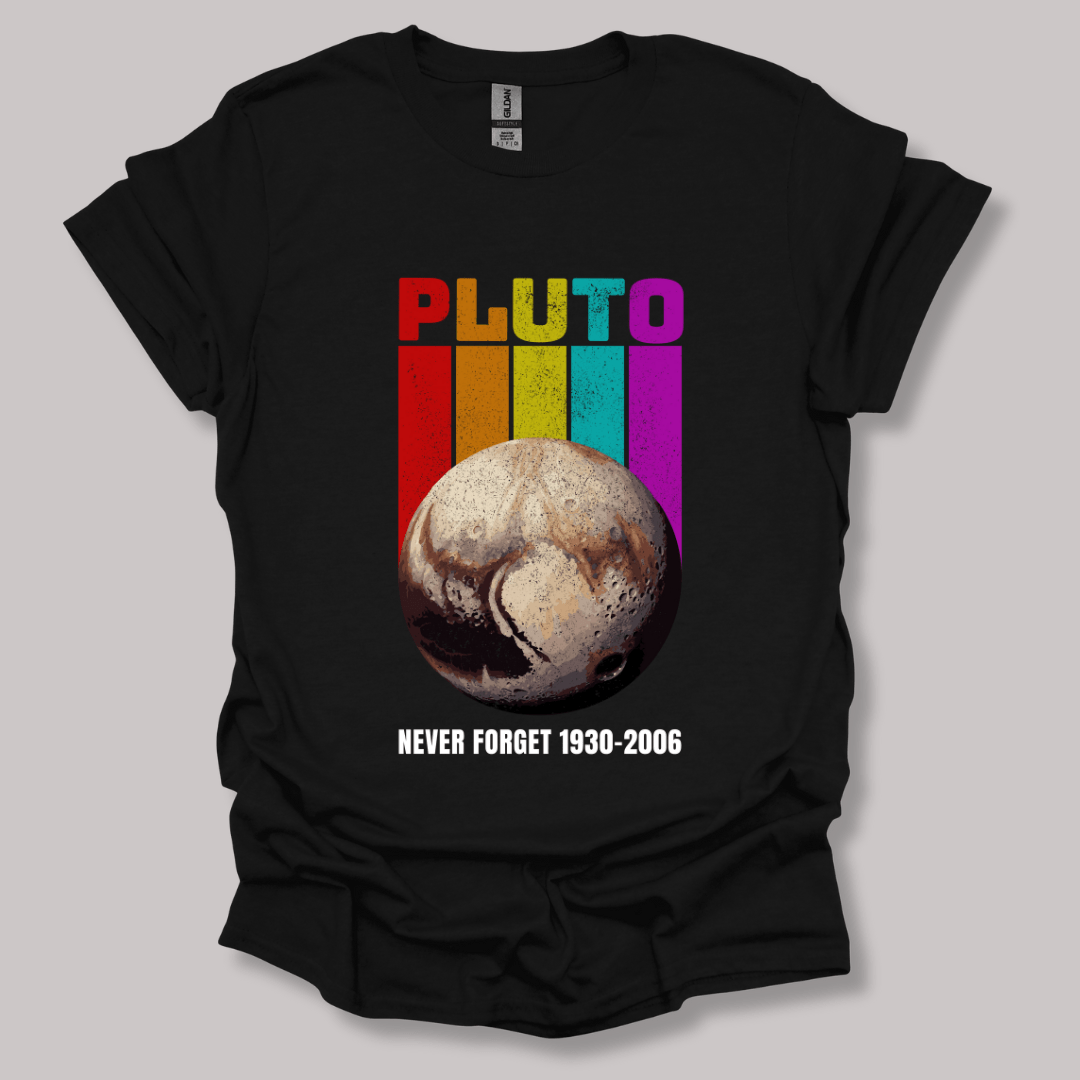 Pluto Never Forget T-shirt Black / S