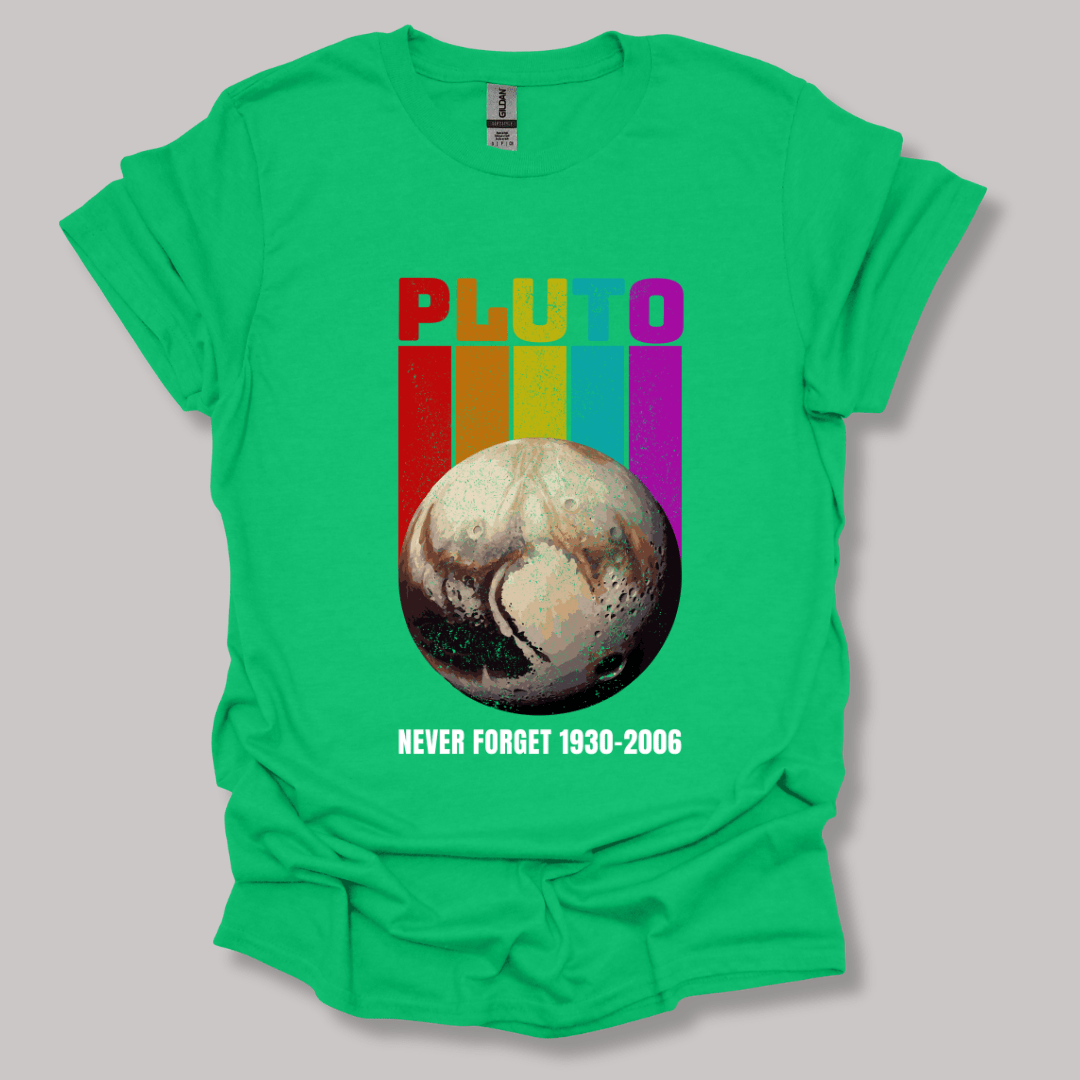 Pluto Never Forget T-shirt Irish Green / S