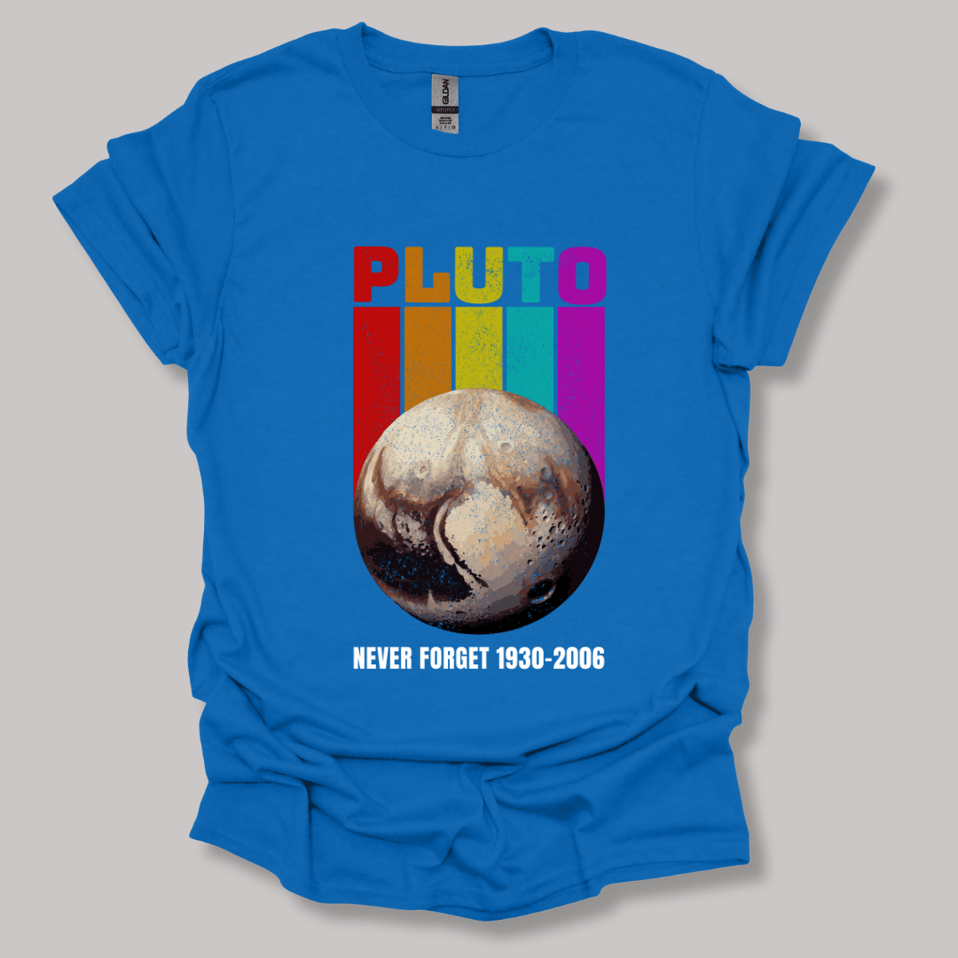 Pluto Never Forget T-shirt Royal / S
