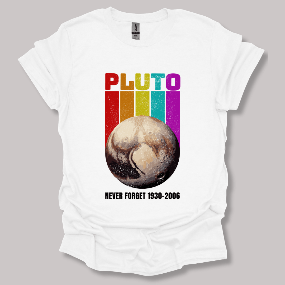 Pluto Never Forget T-shirt White / S