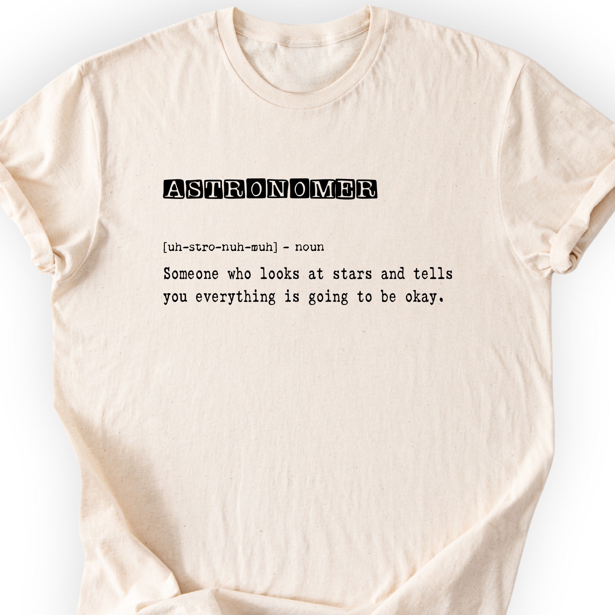 Astronomer Definition T-shirt Natural