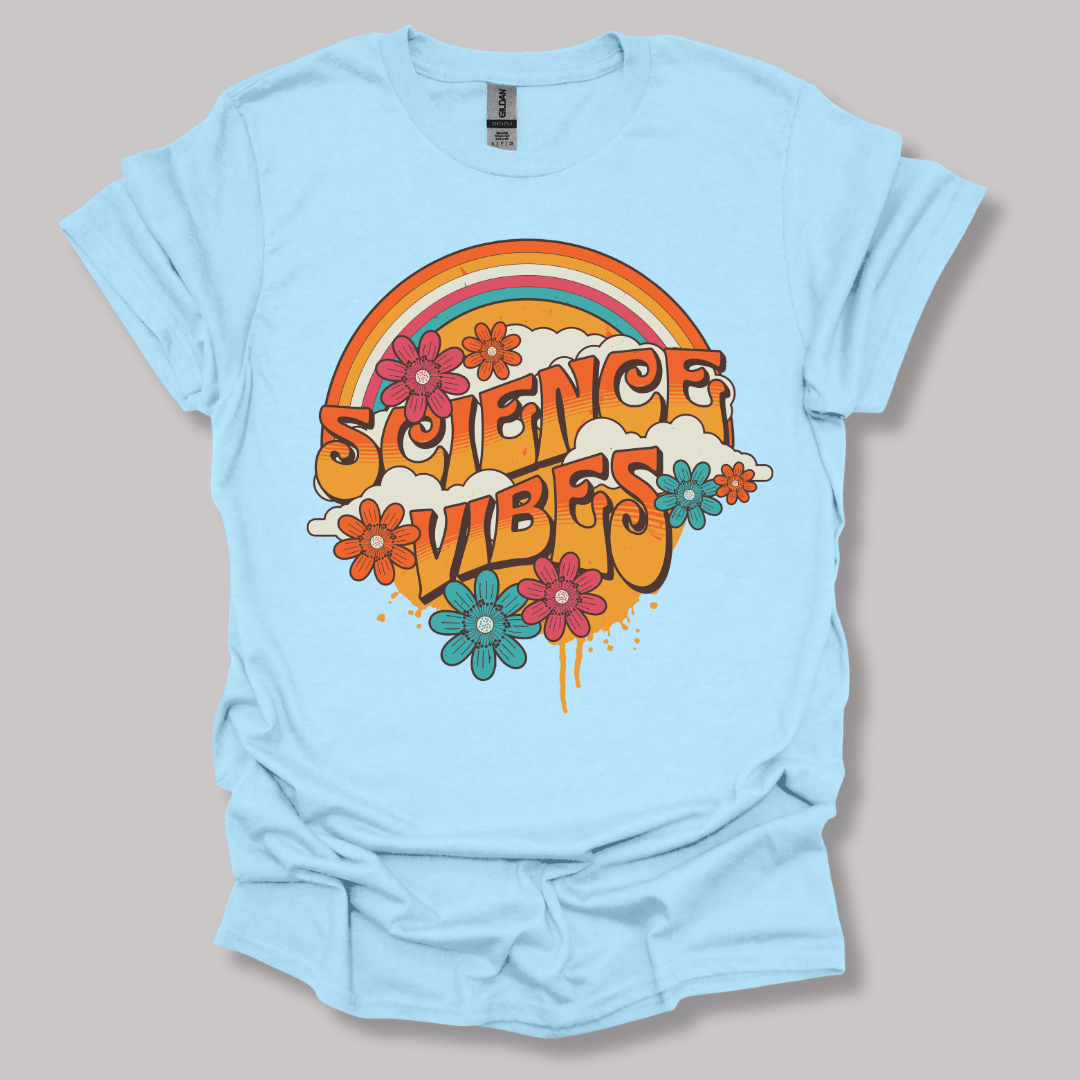 Retro Science T-Shirt Light Blue / S