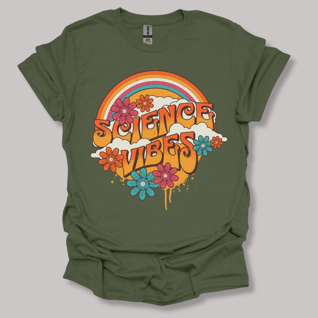 Retro Science T-Shirt Military Green / S