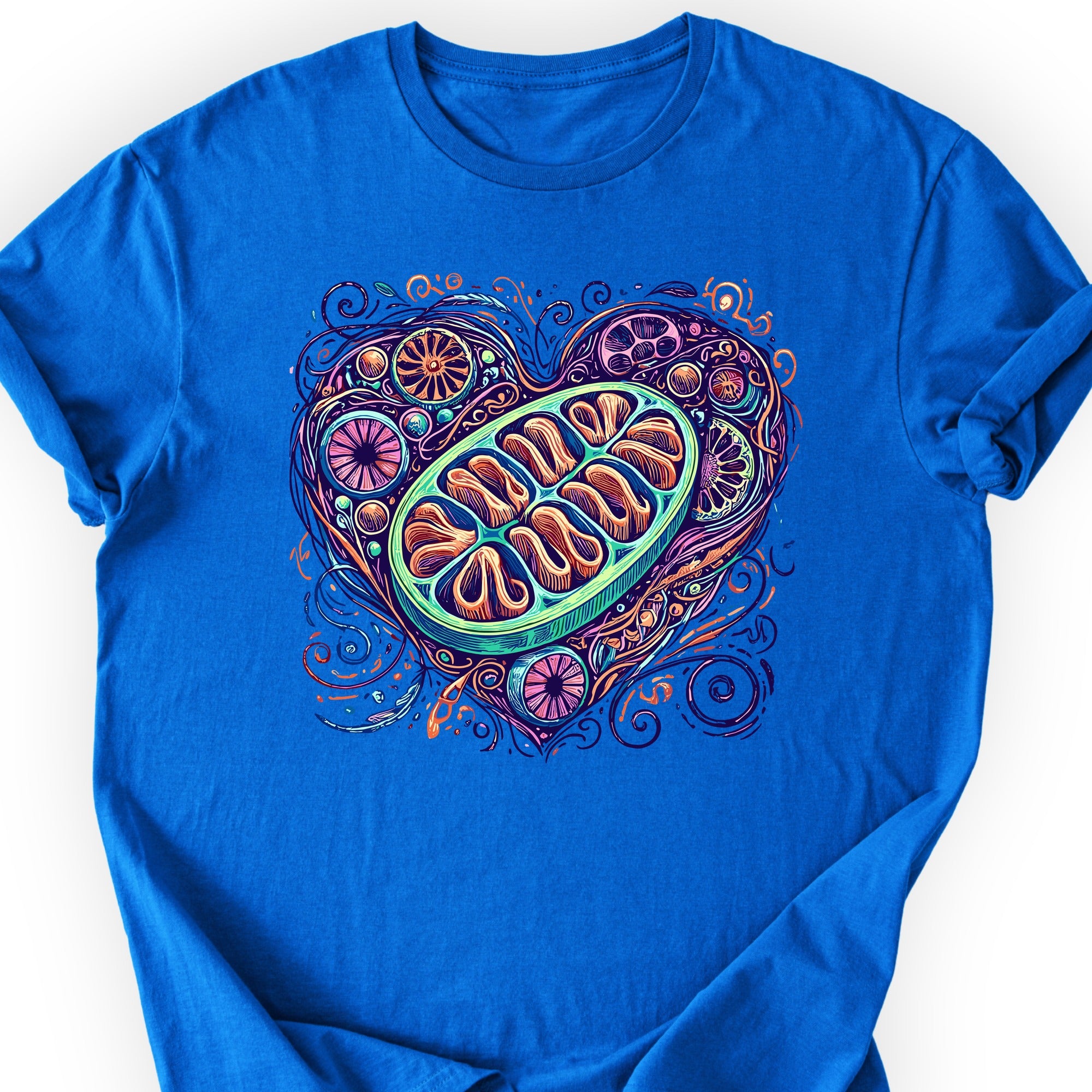 Mitochondria Heart T-shirt Royal