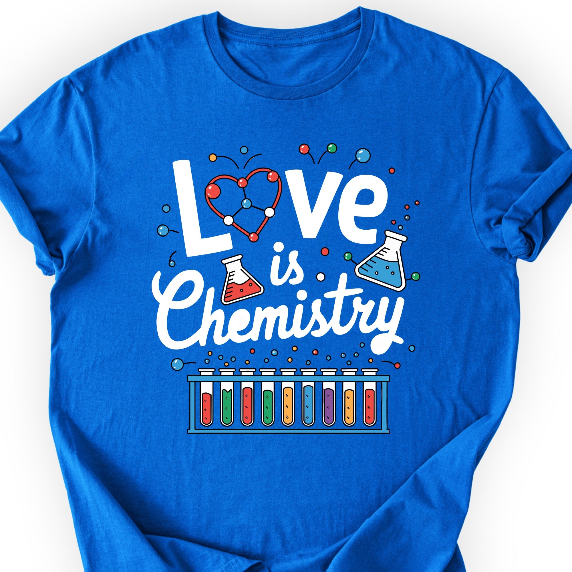 Love Is Chemistry T-shirt Royal