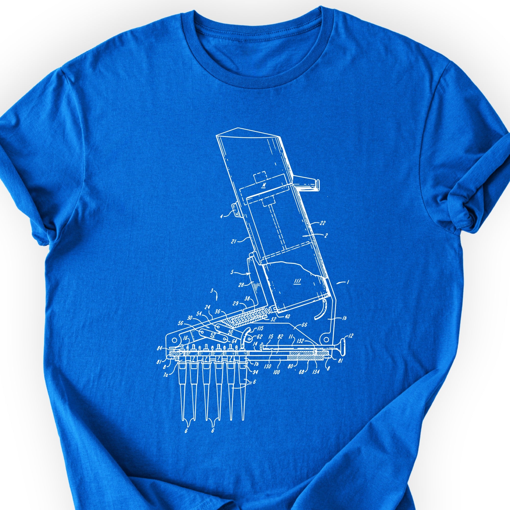 Multichannel Aid Patent T-shirt Royal