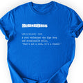 Geologist Definition T-shirt Royal
