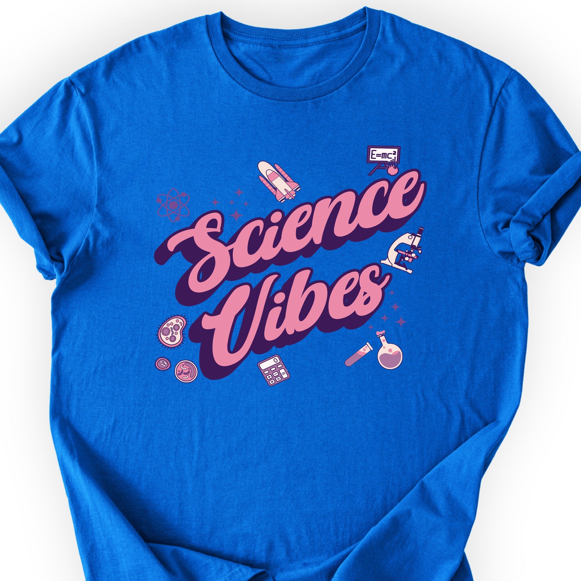 Science Vibes T-shirt Royal