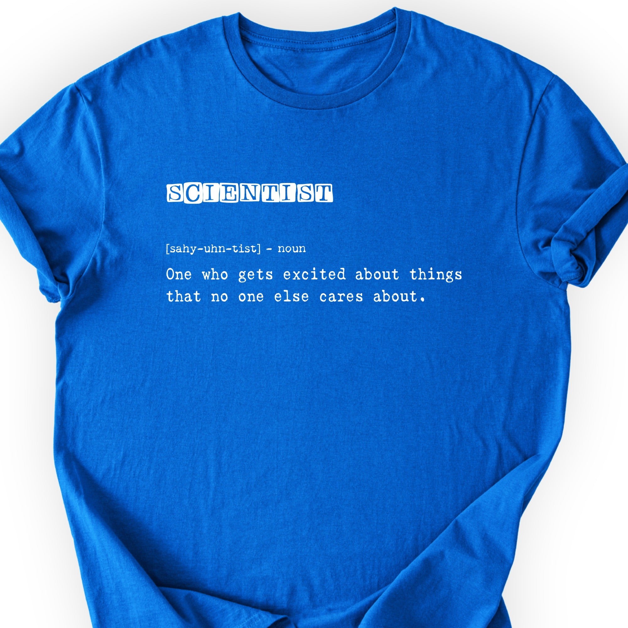Scientist Definition T-shirt Royal
