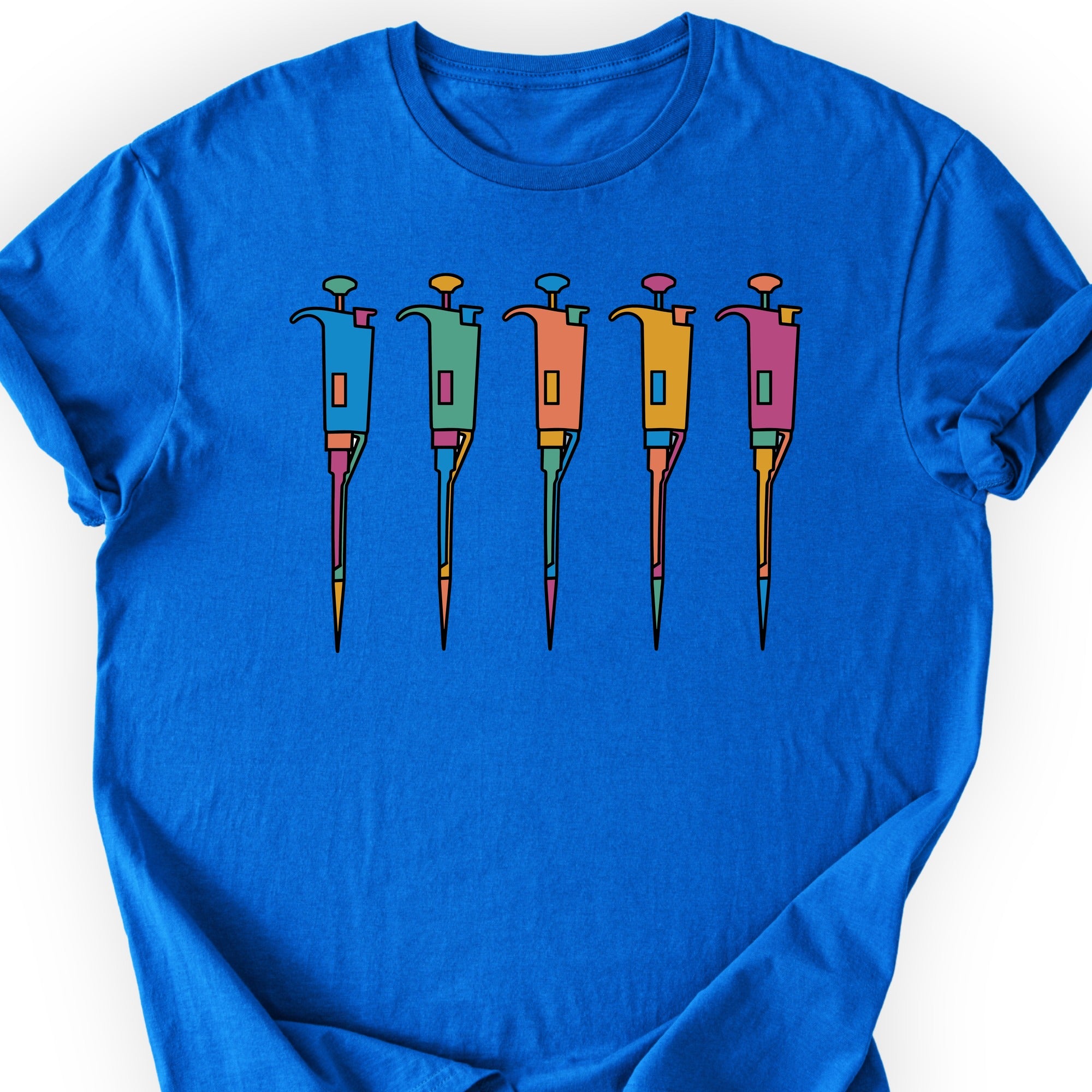 Lab Pipettes T-shirt Royal