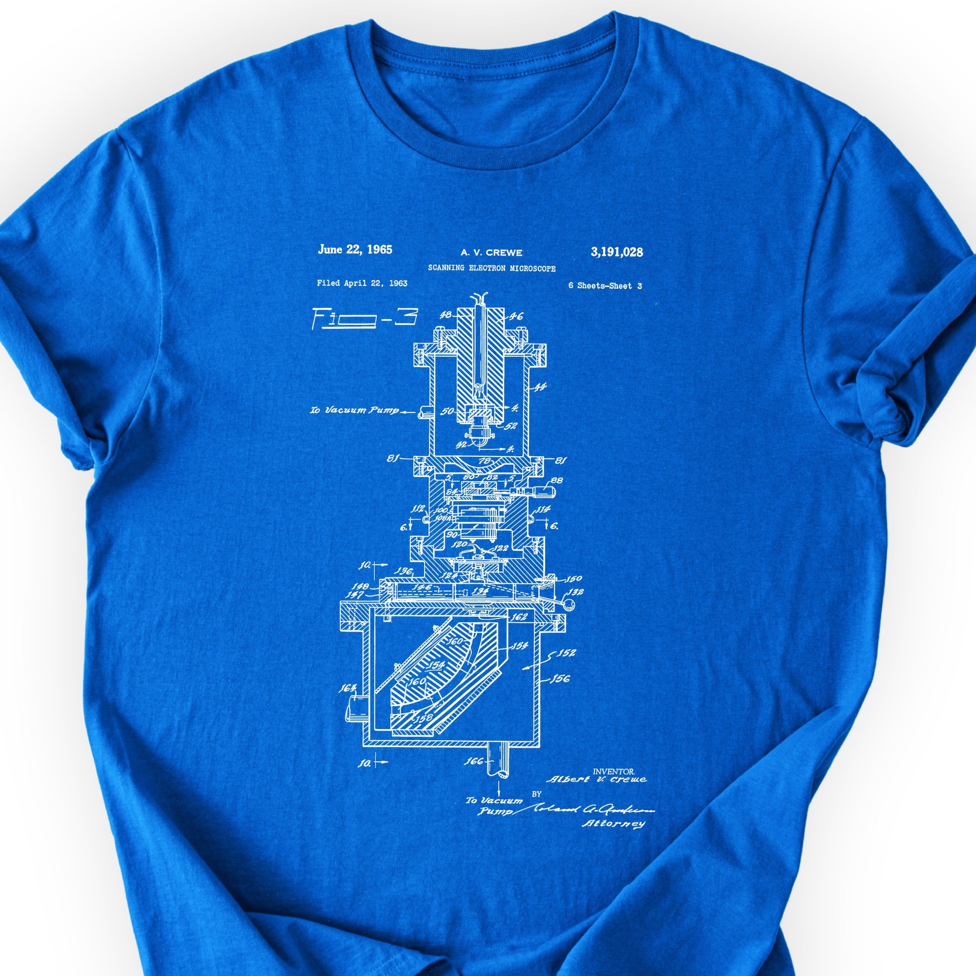 SEM Patent T-shirt Royal