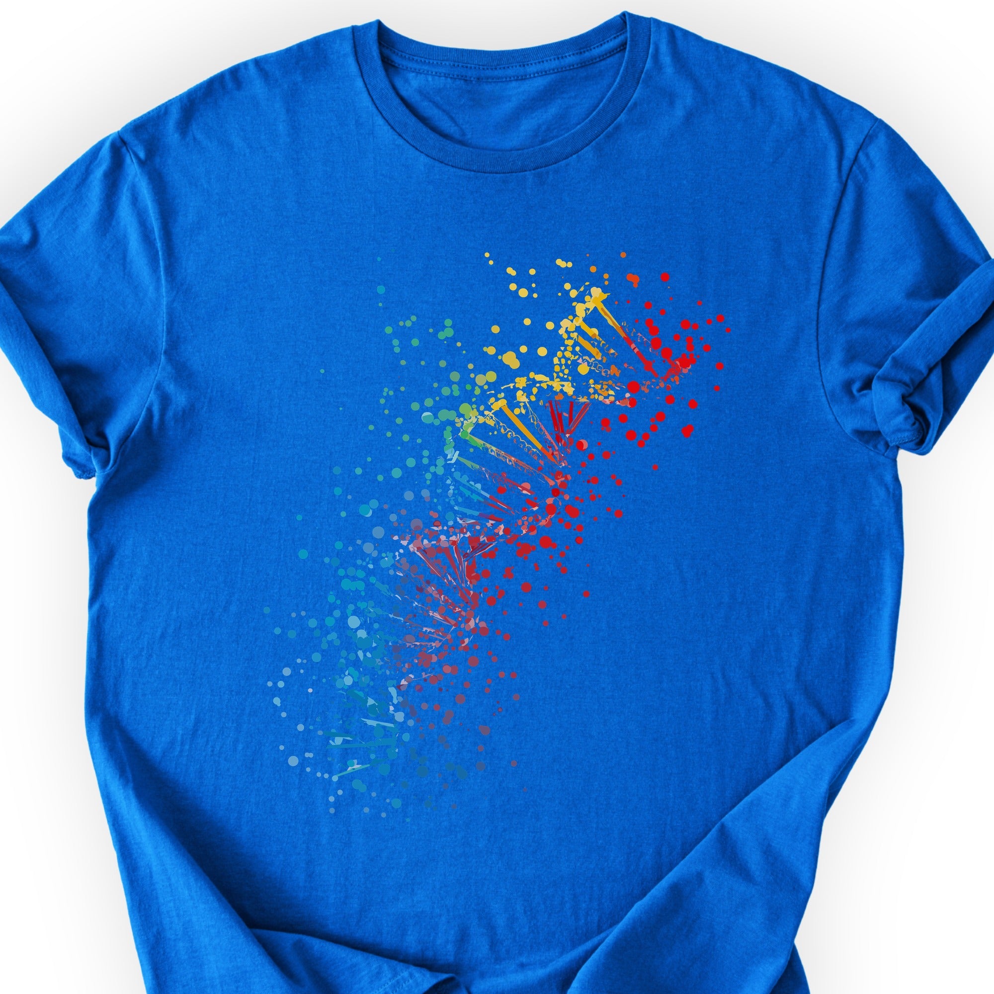 Rainbow DNA T-Shirt Royal