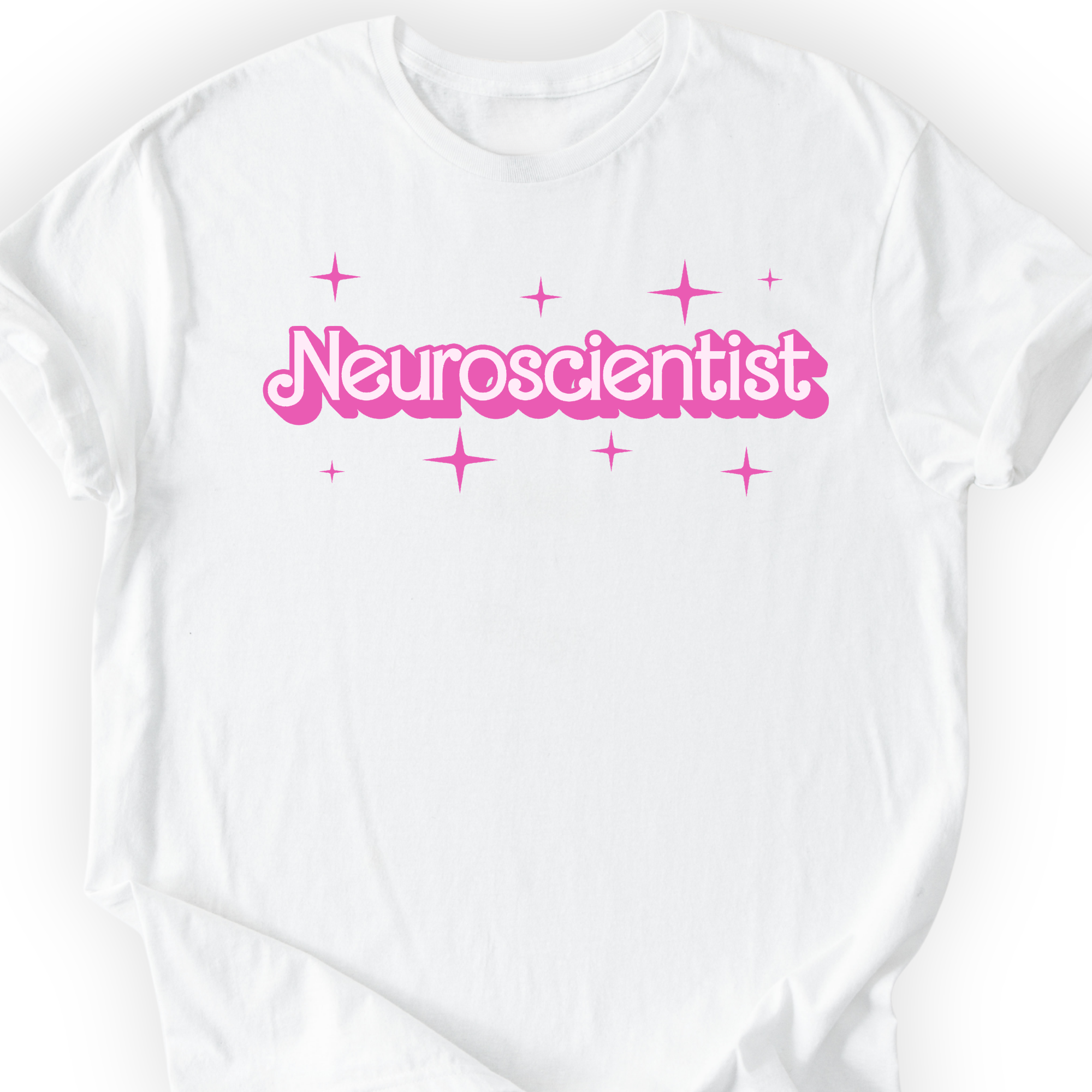 Neuroscientist Pink Doll T-shirt — Scientist Apparel