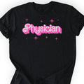 Physician Pink Doll T-shirt — Scientist Apparel