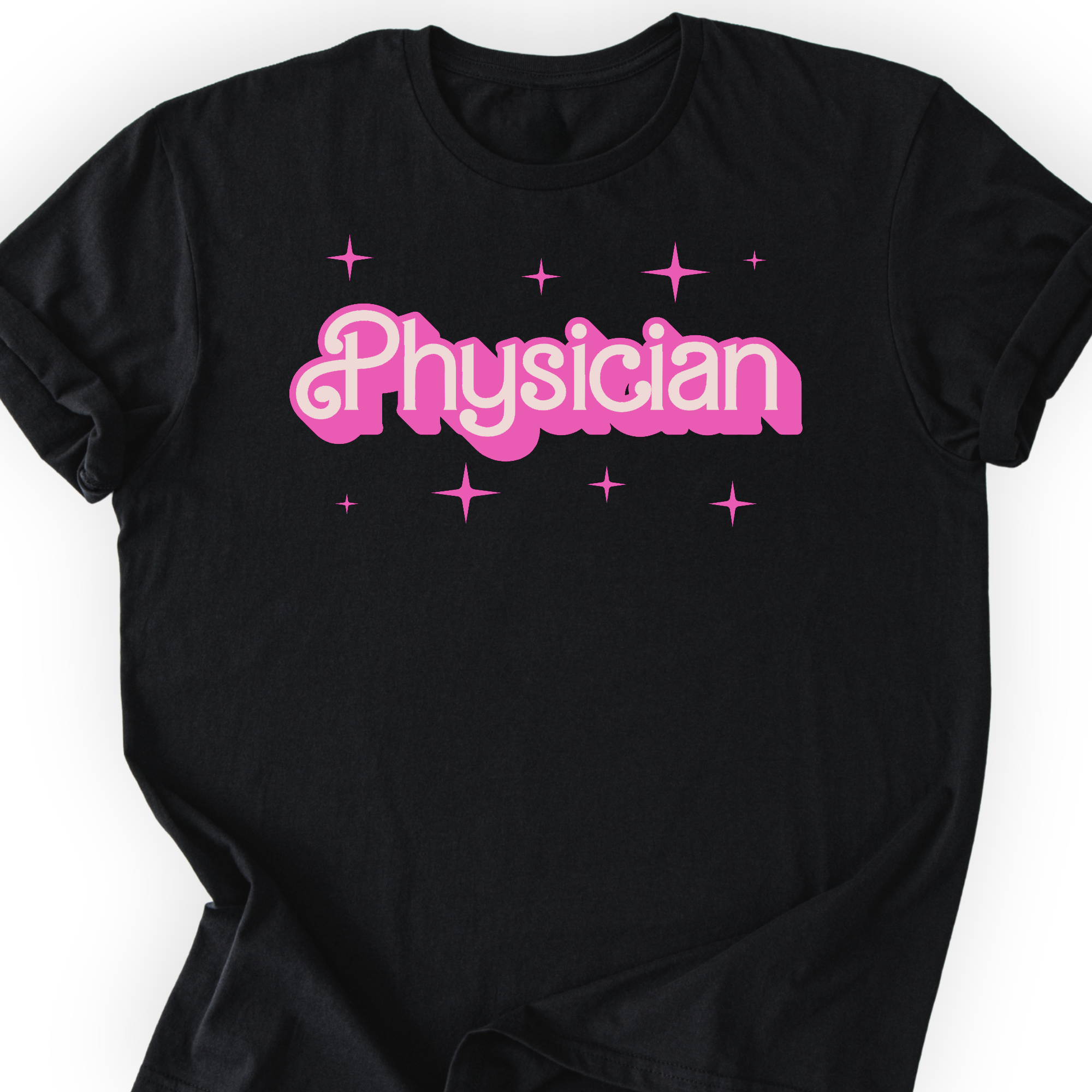 Physician Pink Doll T-shirt — Scientist Apparel