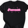 Pharmacist Pink Doll T-shirt — Scientist Apparel