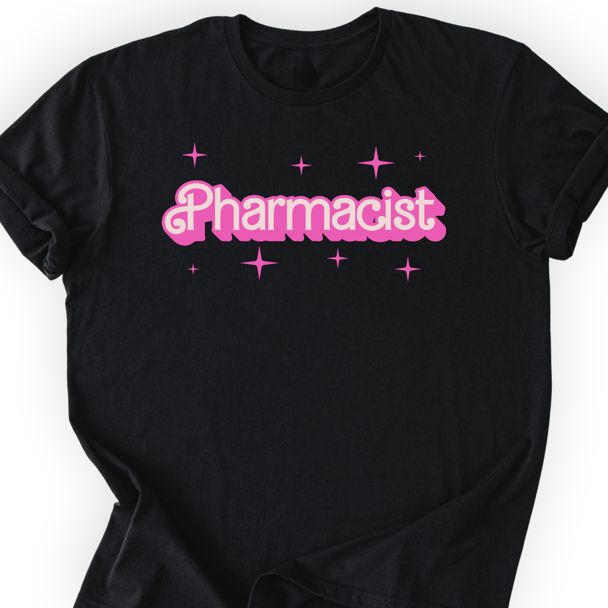Pharmacist Pink Doll T-shirt — Scientist Apparel