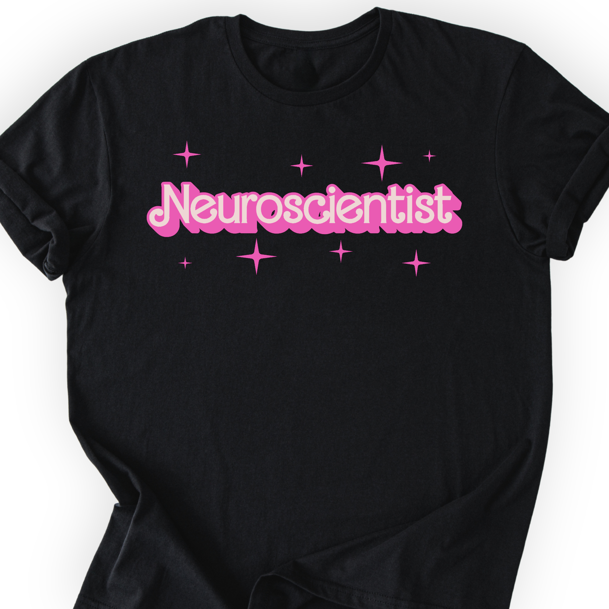 Neuroscientist Pink Doll T-shirt — Scientist Apparel