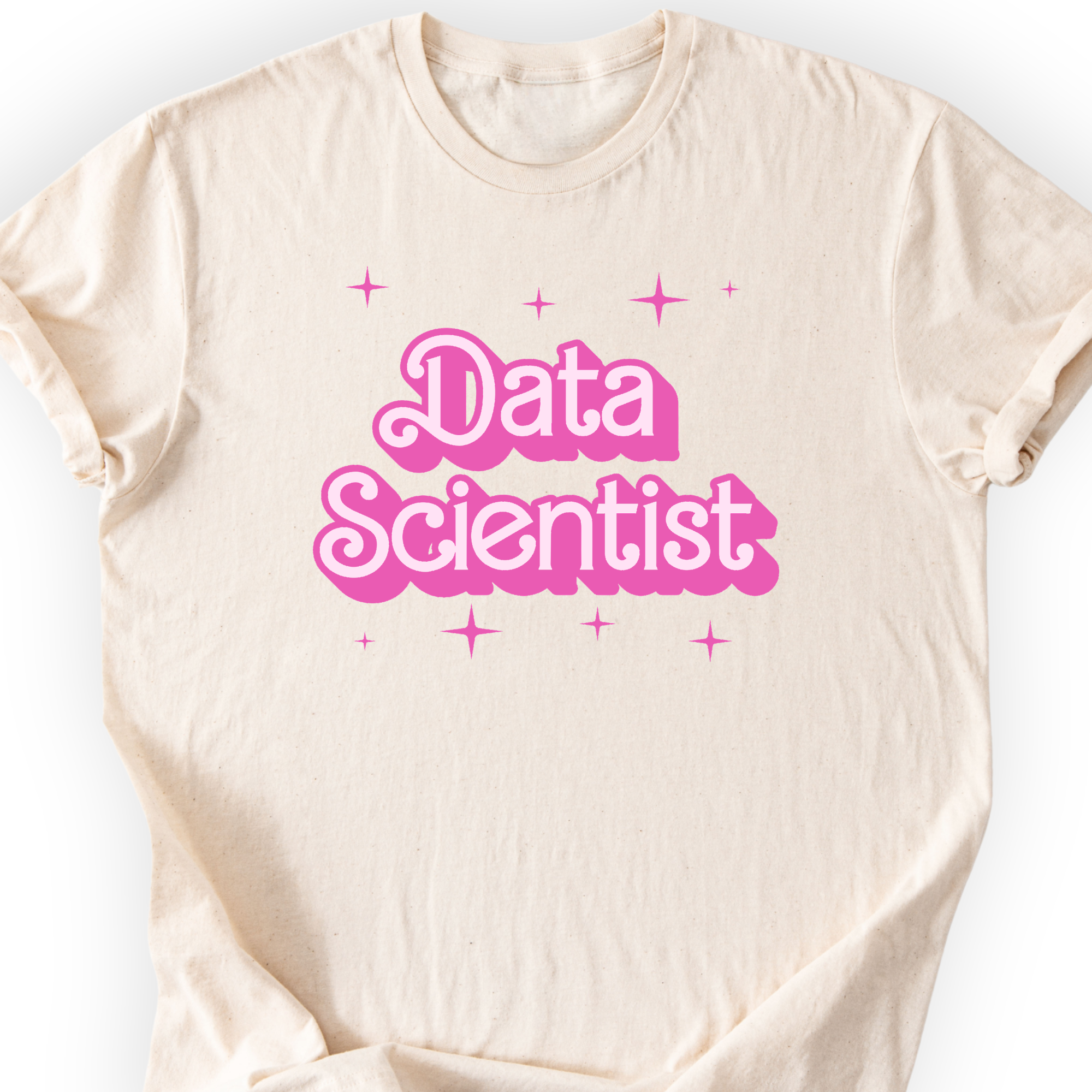 Data Scientist Pink Doll T-shirt — Scientist Apparel