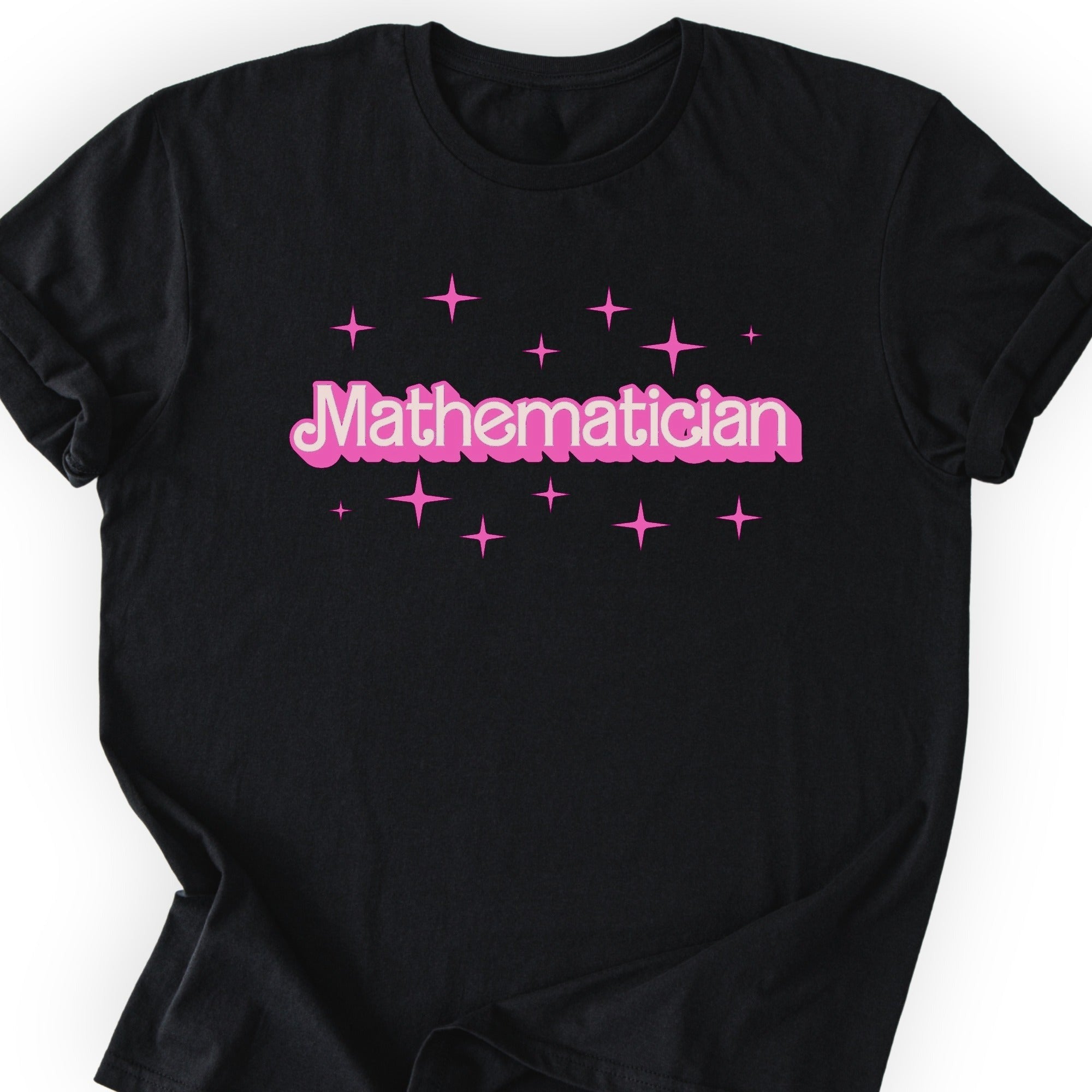 Mathematician Pink Doll T-shirt — Scientist Apparel