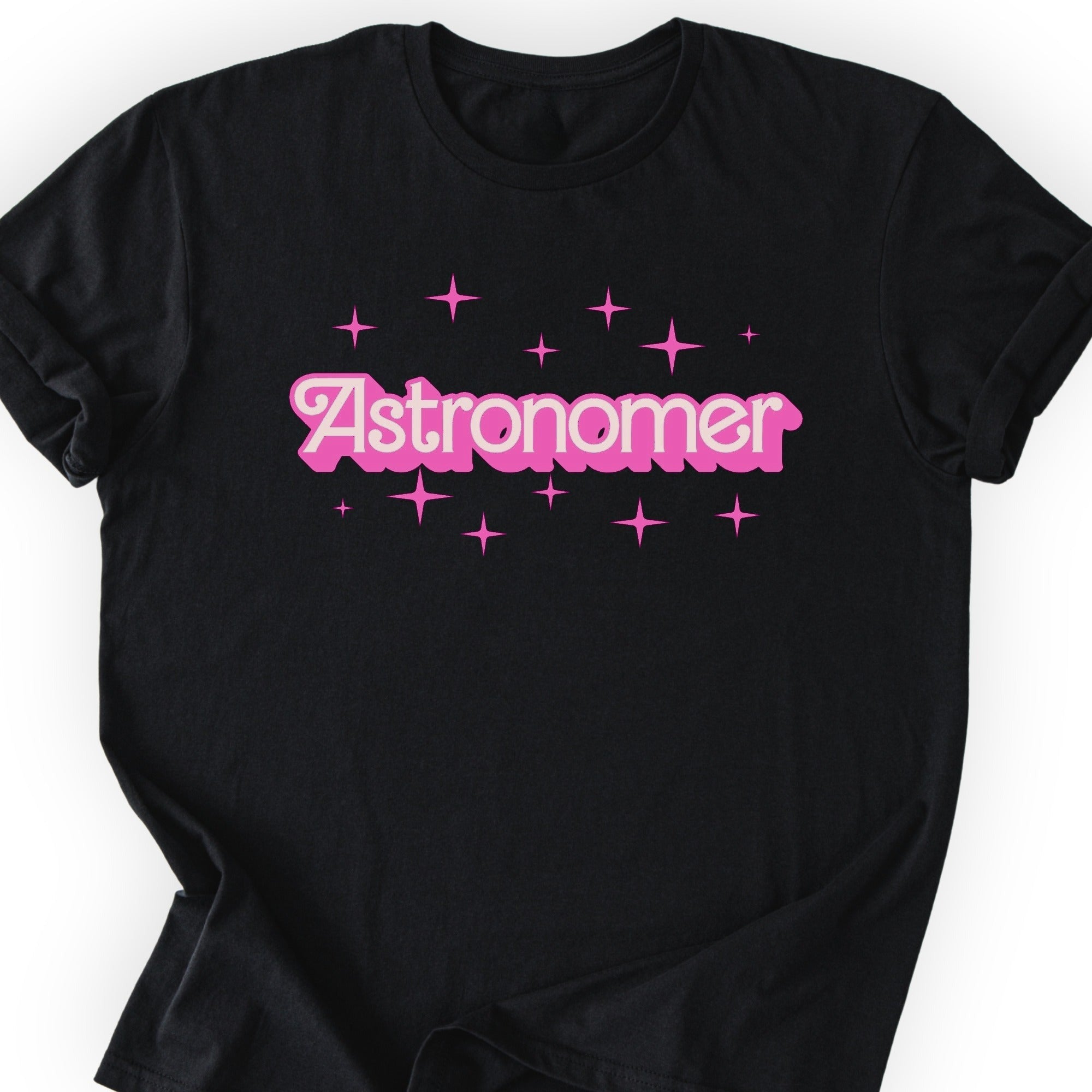 Astronomer Pink Doll T-shirt Black