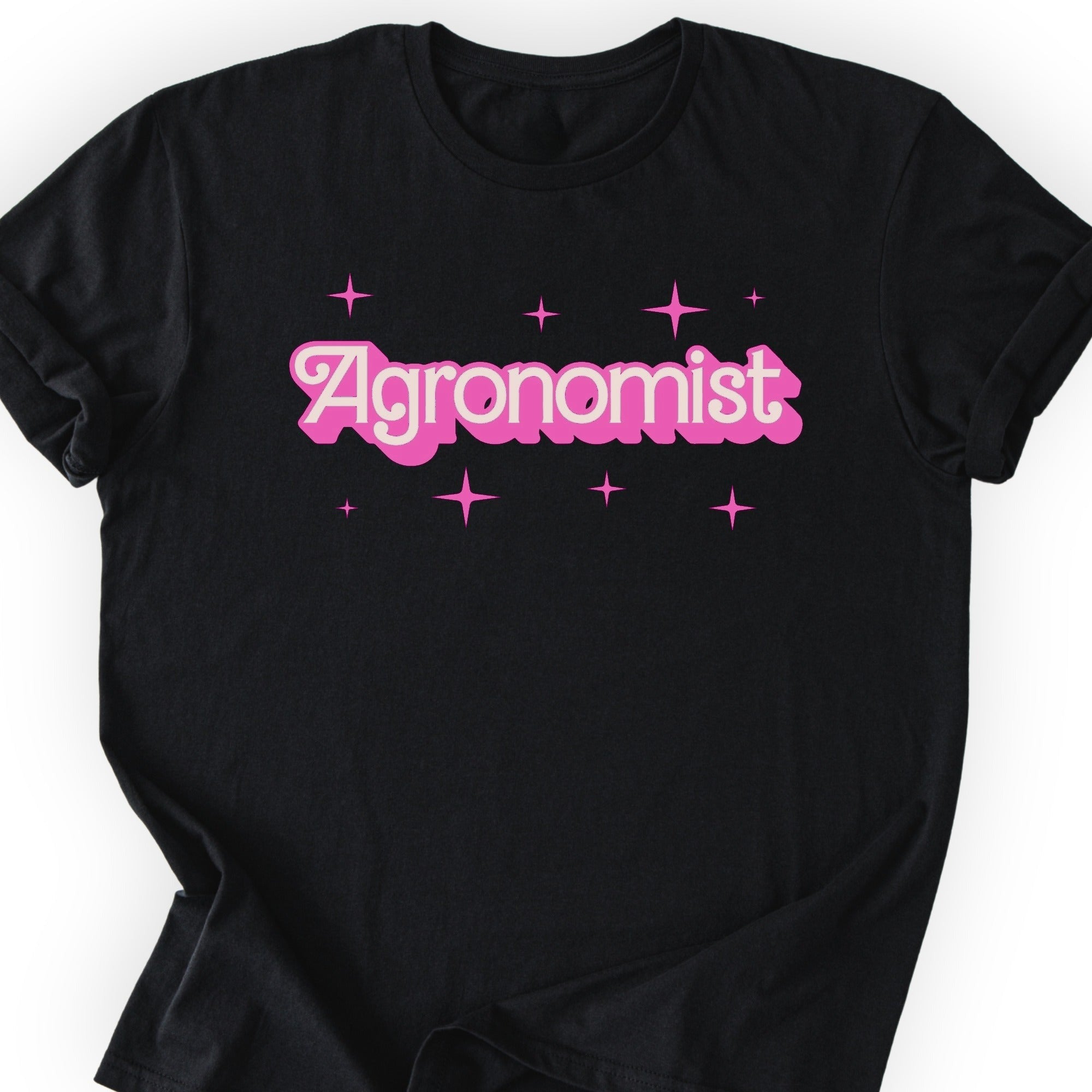 Agronomist Pink Doll T-shirt Black