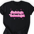 Radiologic Technologist Pink Doll T-shirt Black