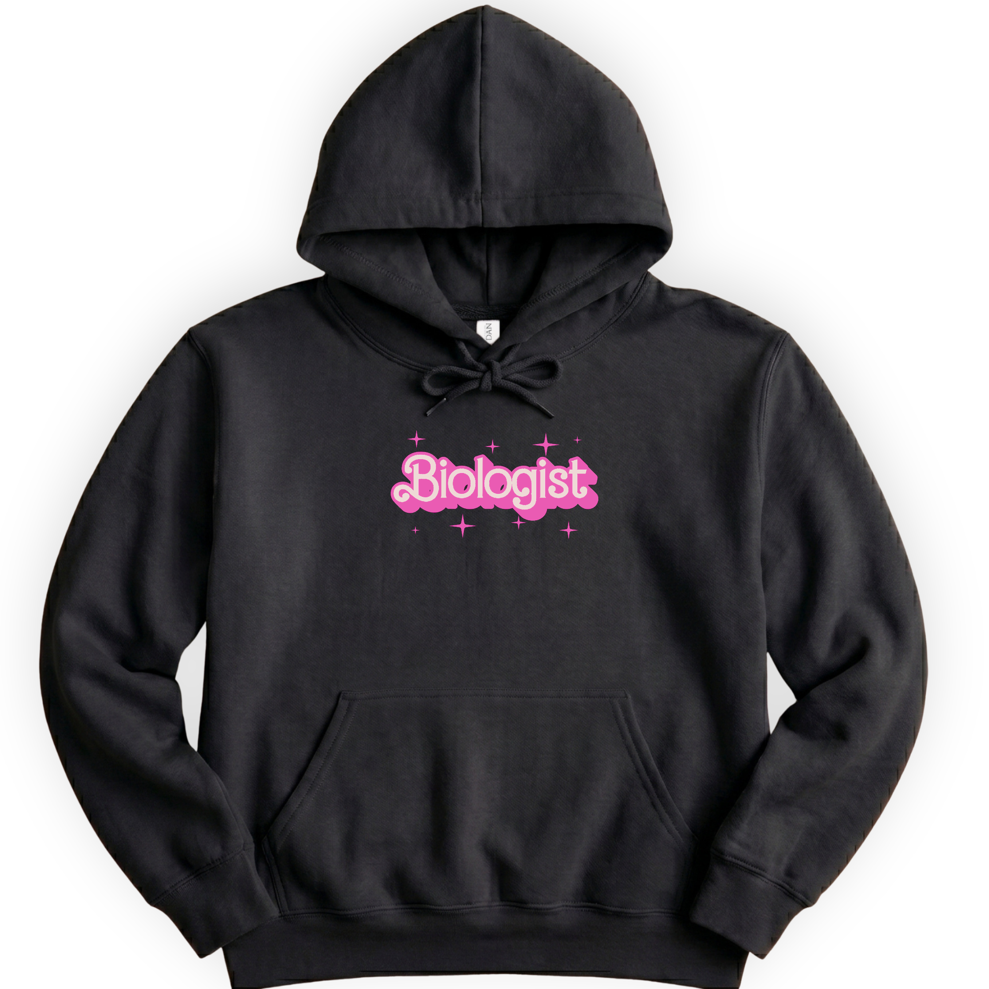 Biologist Pink Doll hoodie — Black
