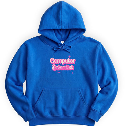 Computer Scientist Pink Doll hoodie — Royal