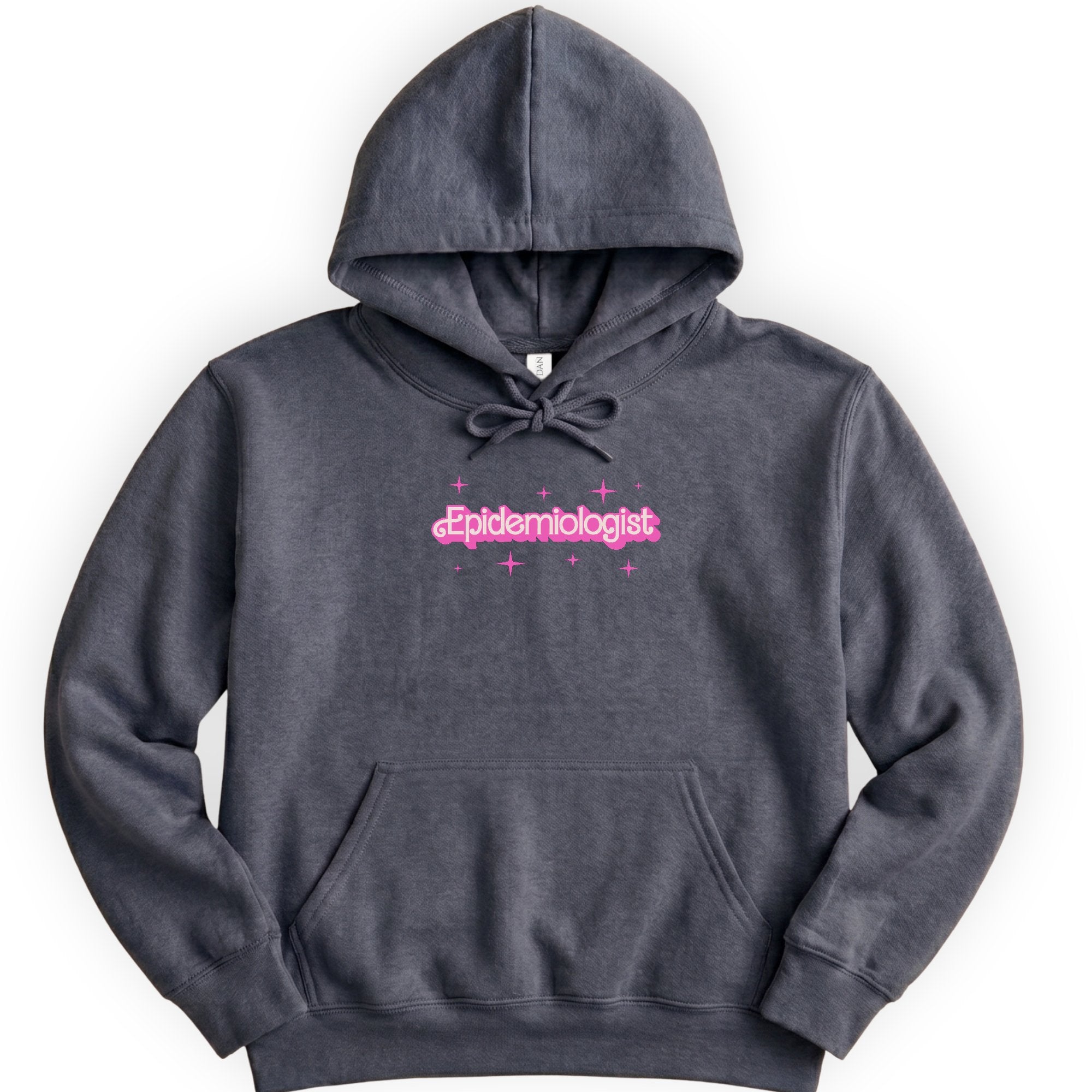 Epidemiologist Pink Doll hoodie — Dark Heather