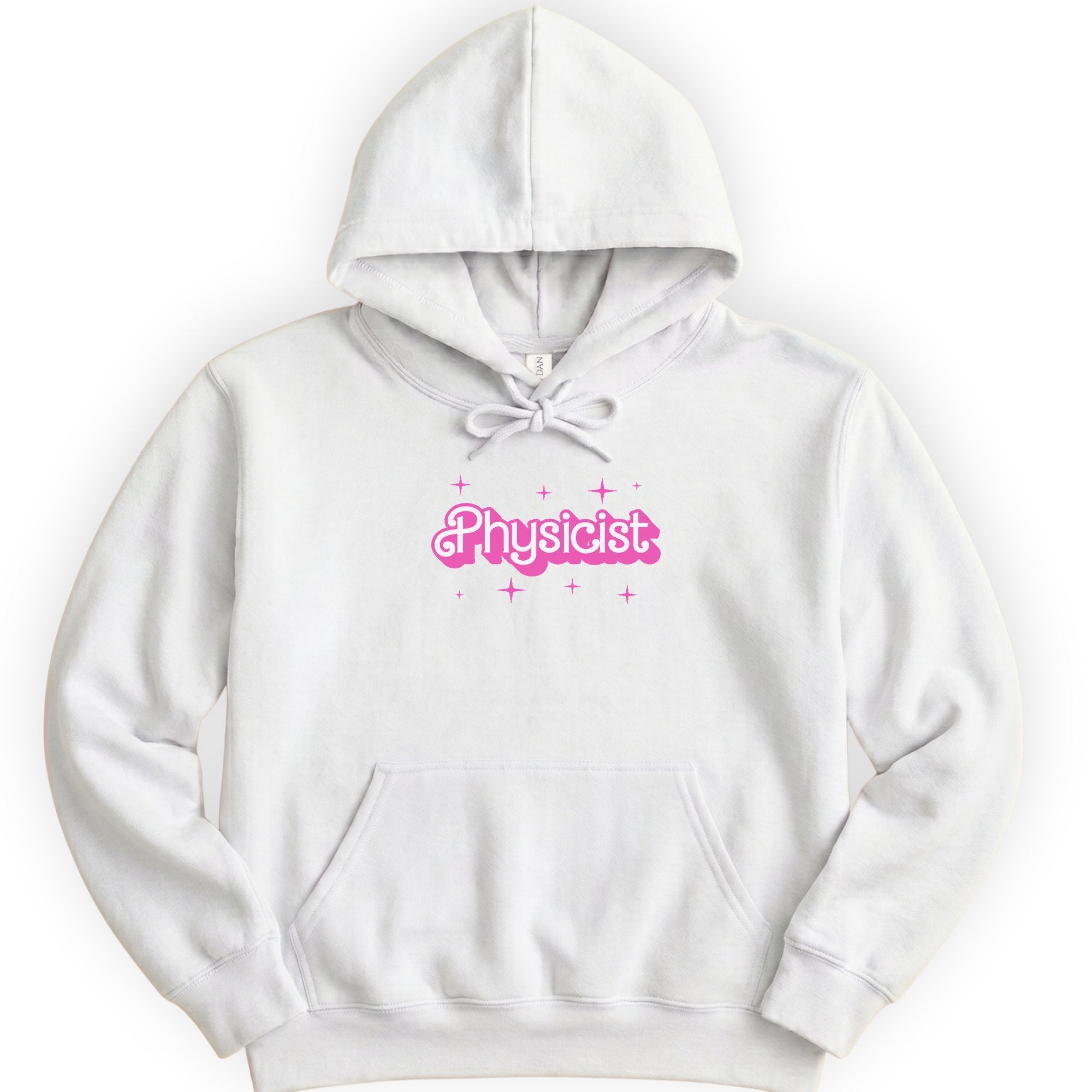 Physicist Pink Doll hoodie — White