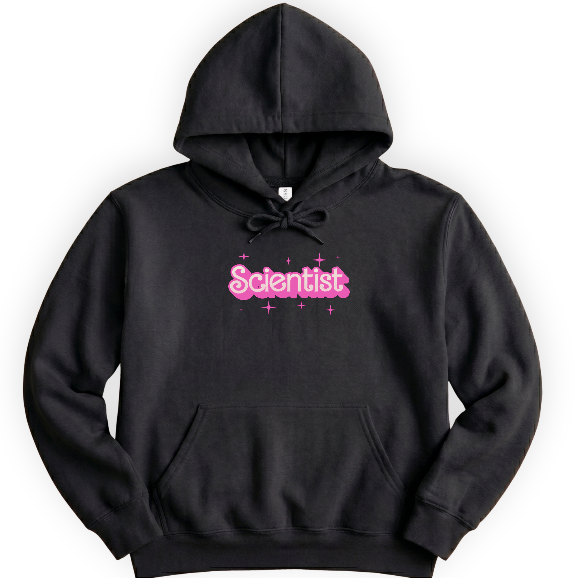 Scientist Pink Doll hoodie — Black
