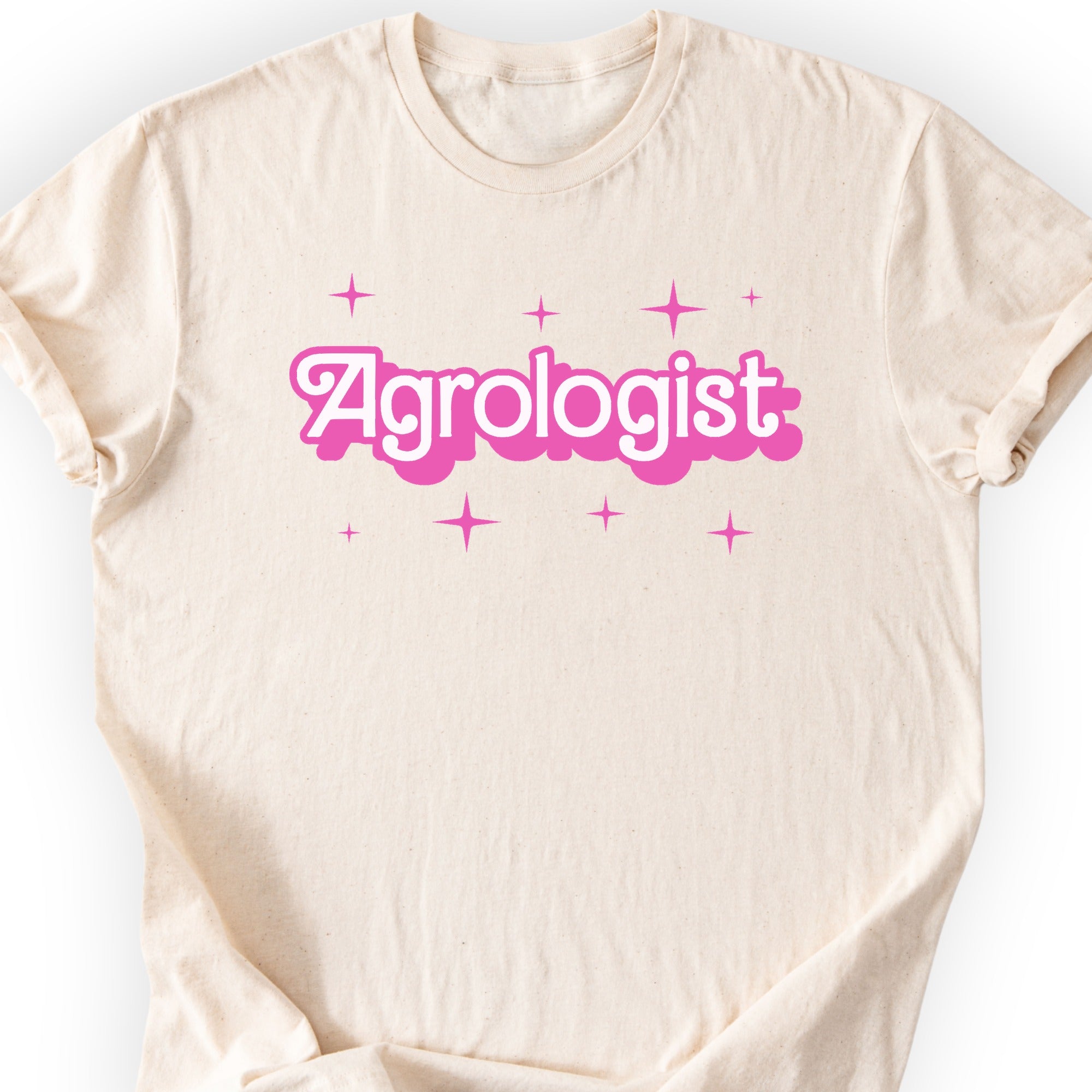 Agrologist Pink Doll T-shirt — Scientist Apparel