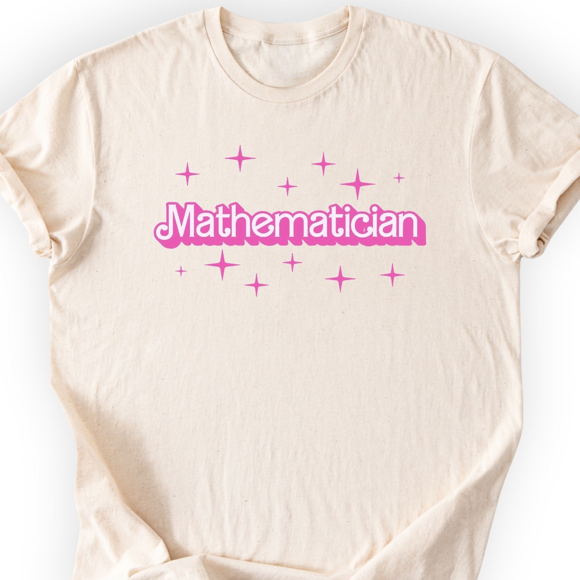 Mathematician Pink Doll T-shirt — Scientist Apparel