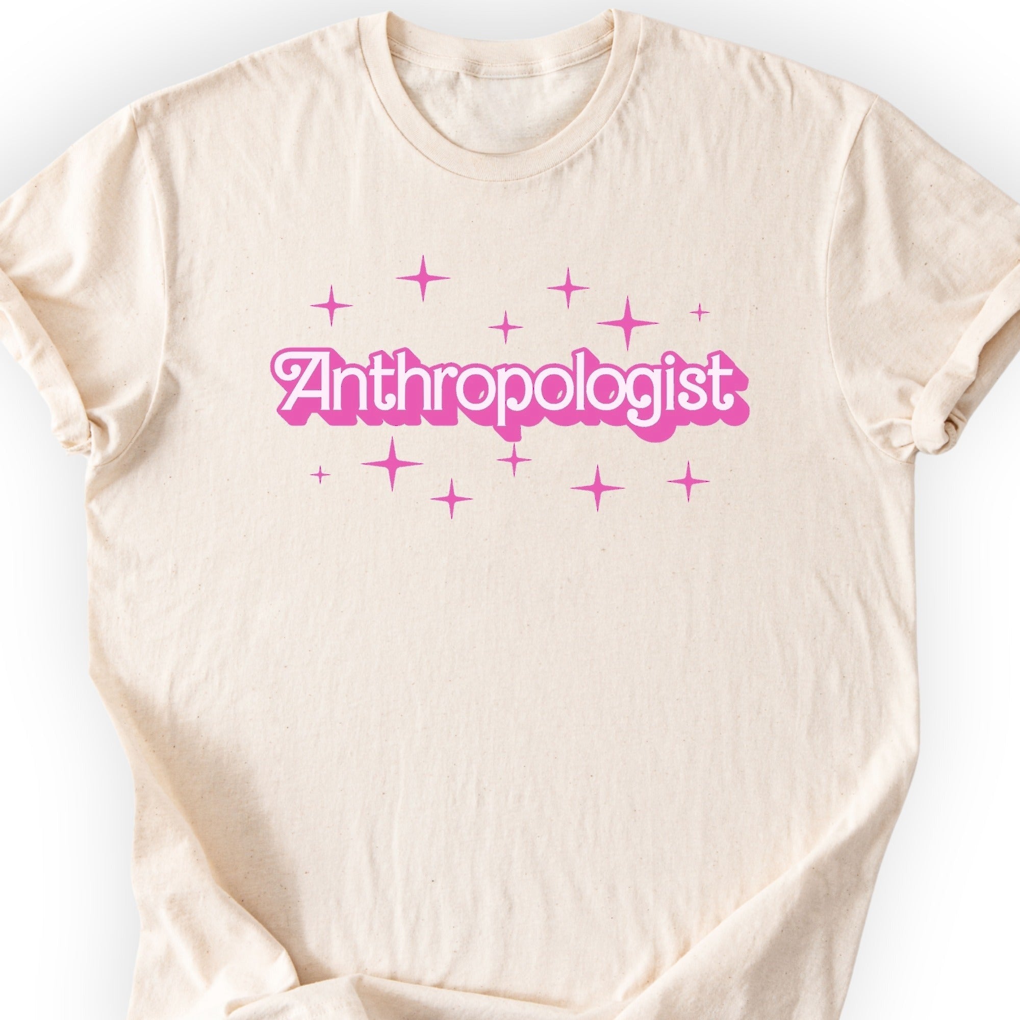 Anthropologist Pink Doll T-shirt Natural