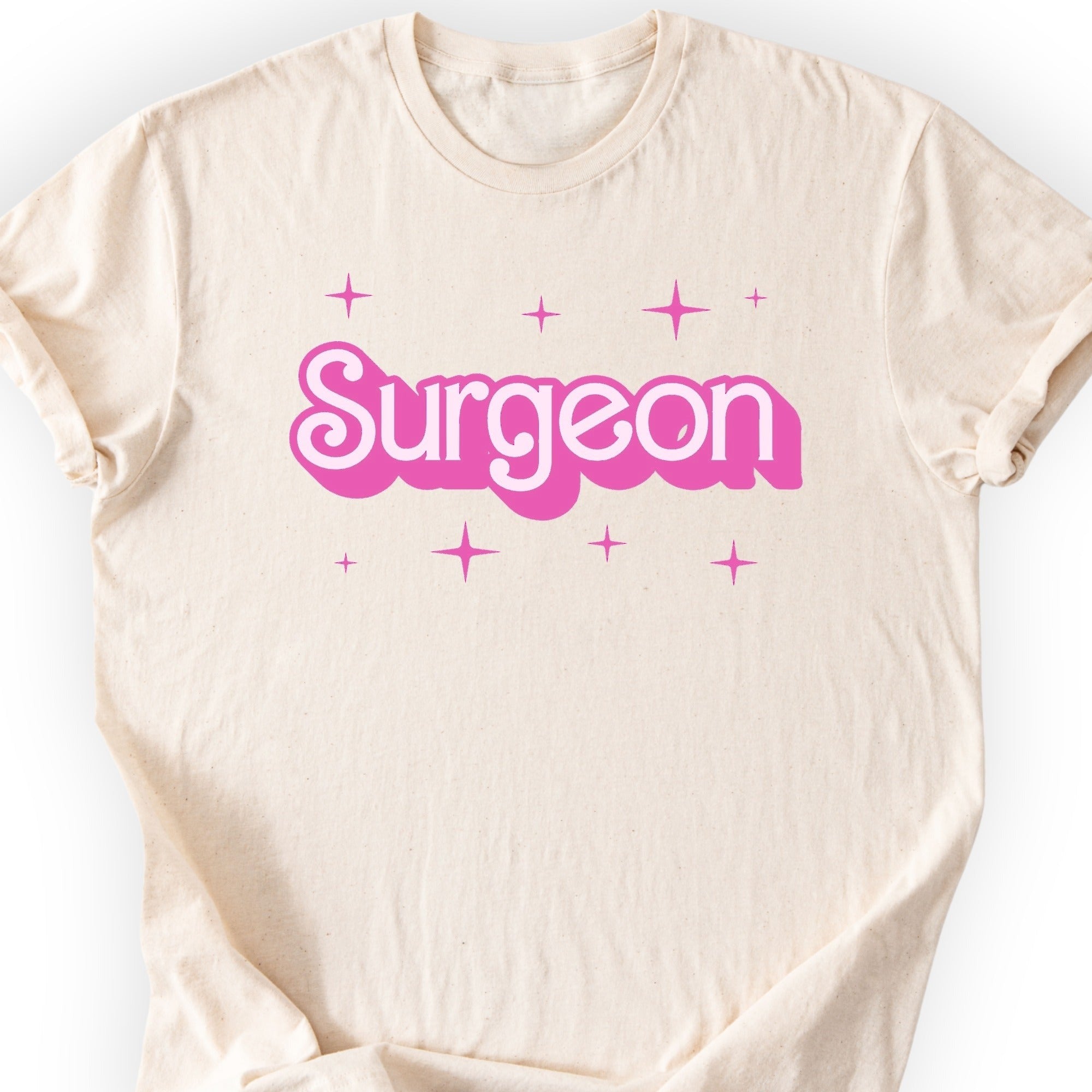 Surgeon Pink Doll T-shirt Natural