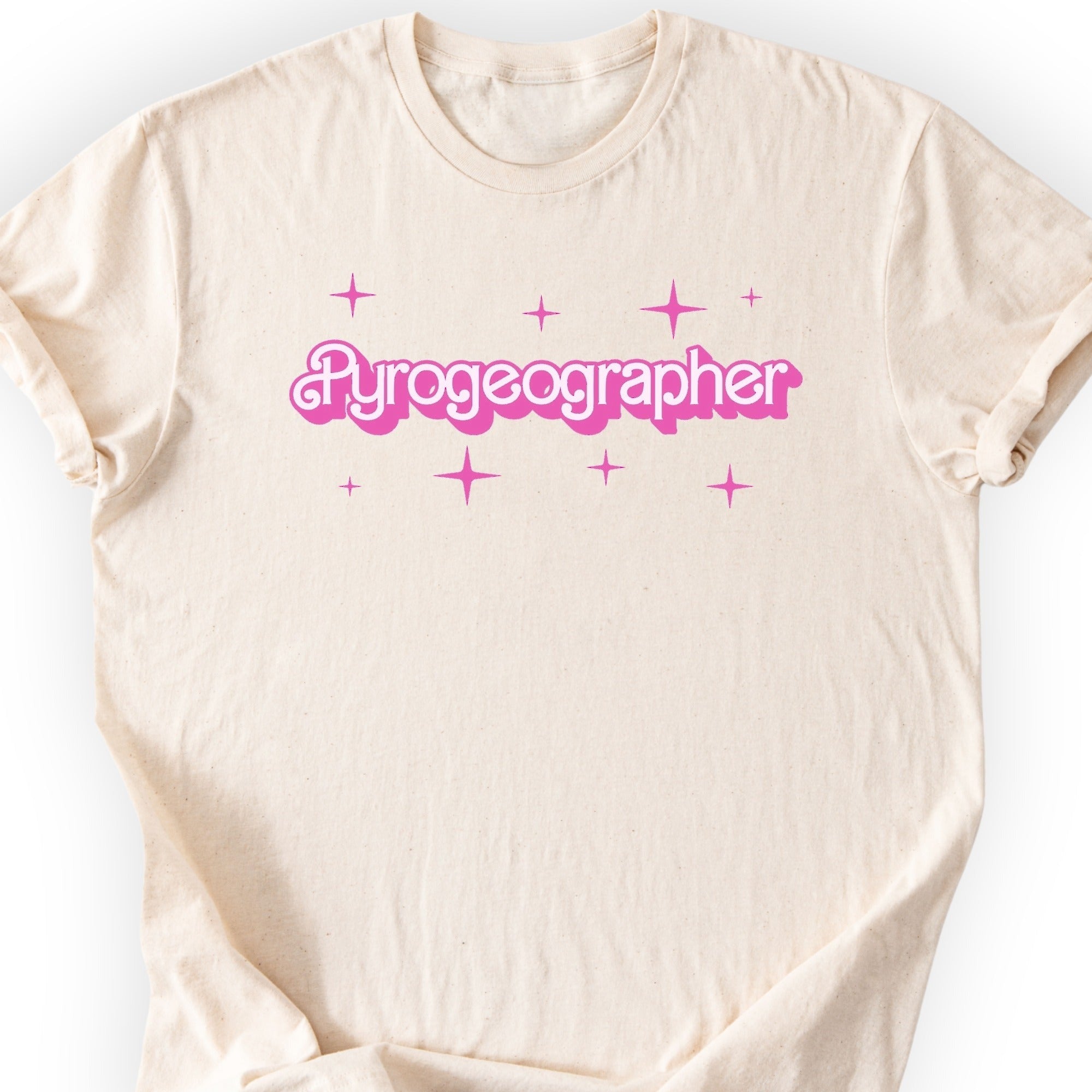 Pyrogeographer Pink Doll T-shirt Natural