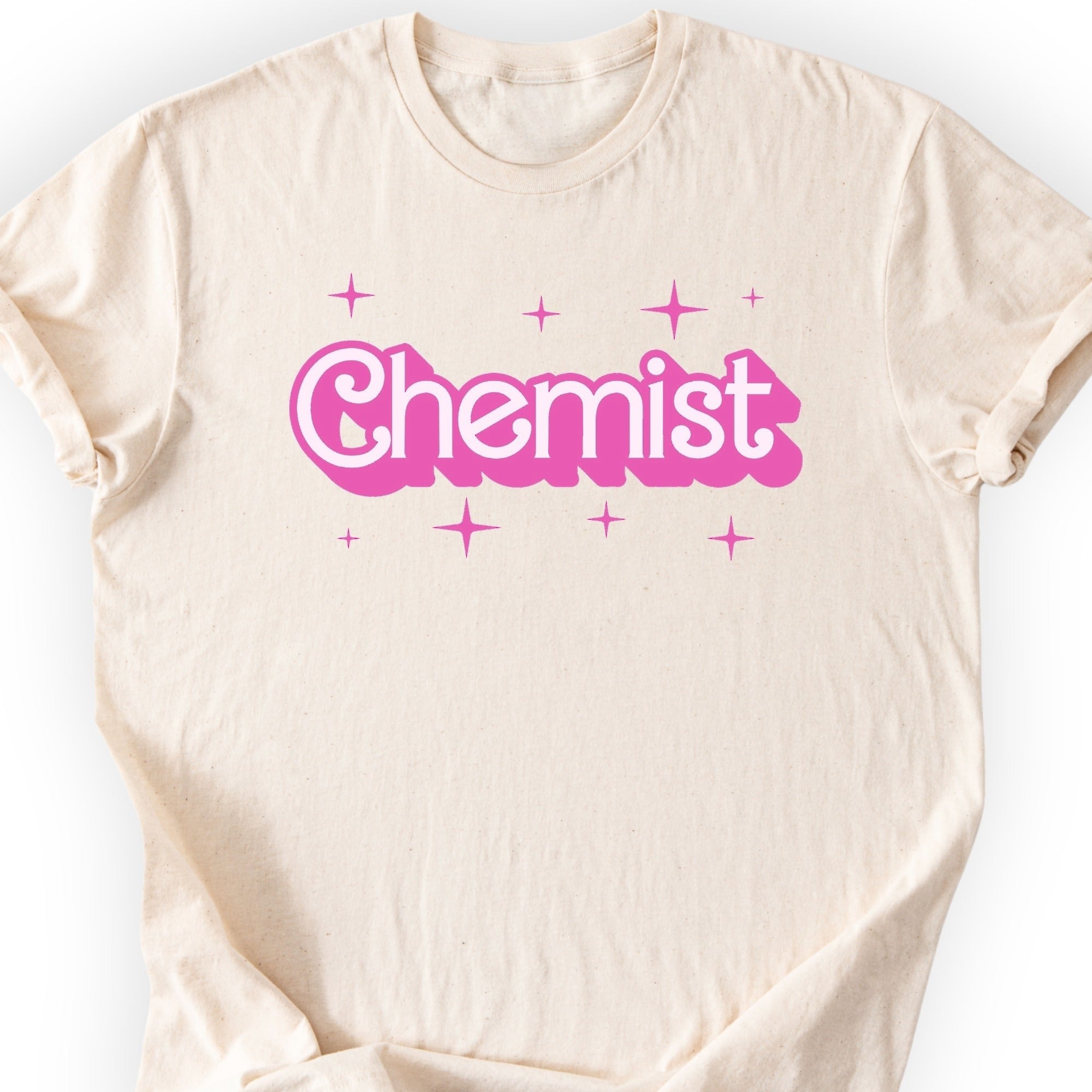 Chemist Pink Doll T-shirt Natural