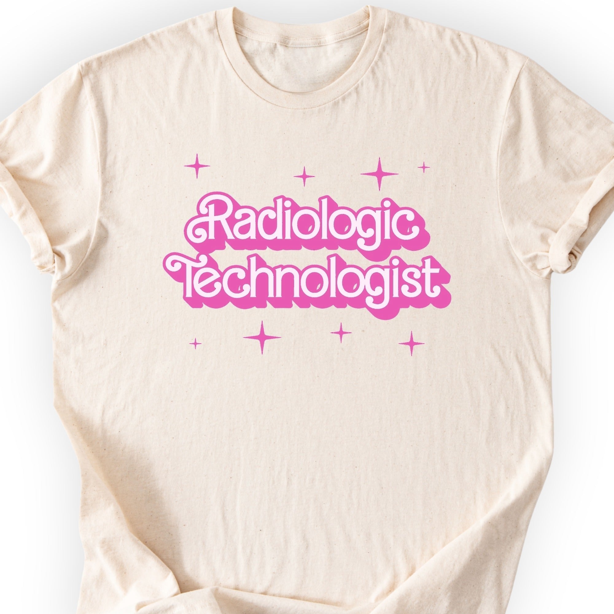 Radiologic Technologist Pink Doll T-shirt Natural