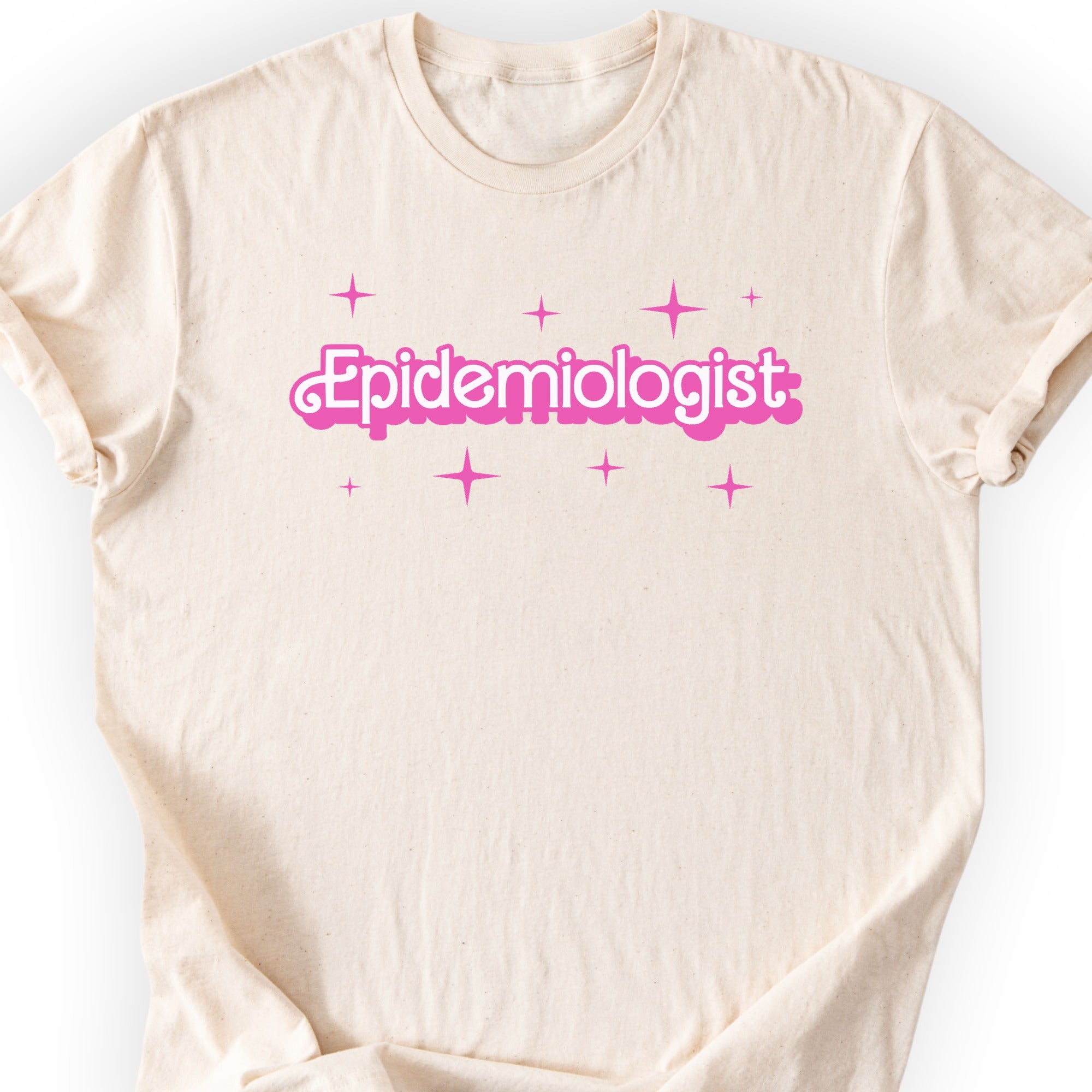 Epidemiologist Pink Doll T-shirt — Scientist Apparel