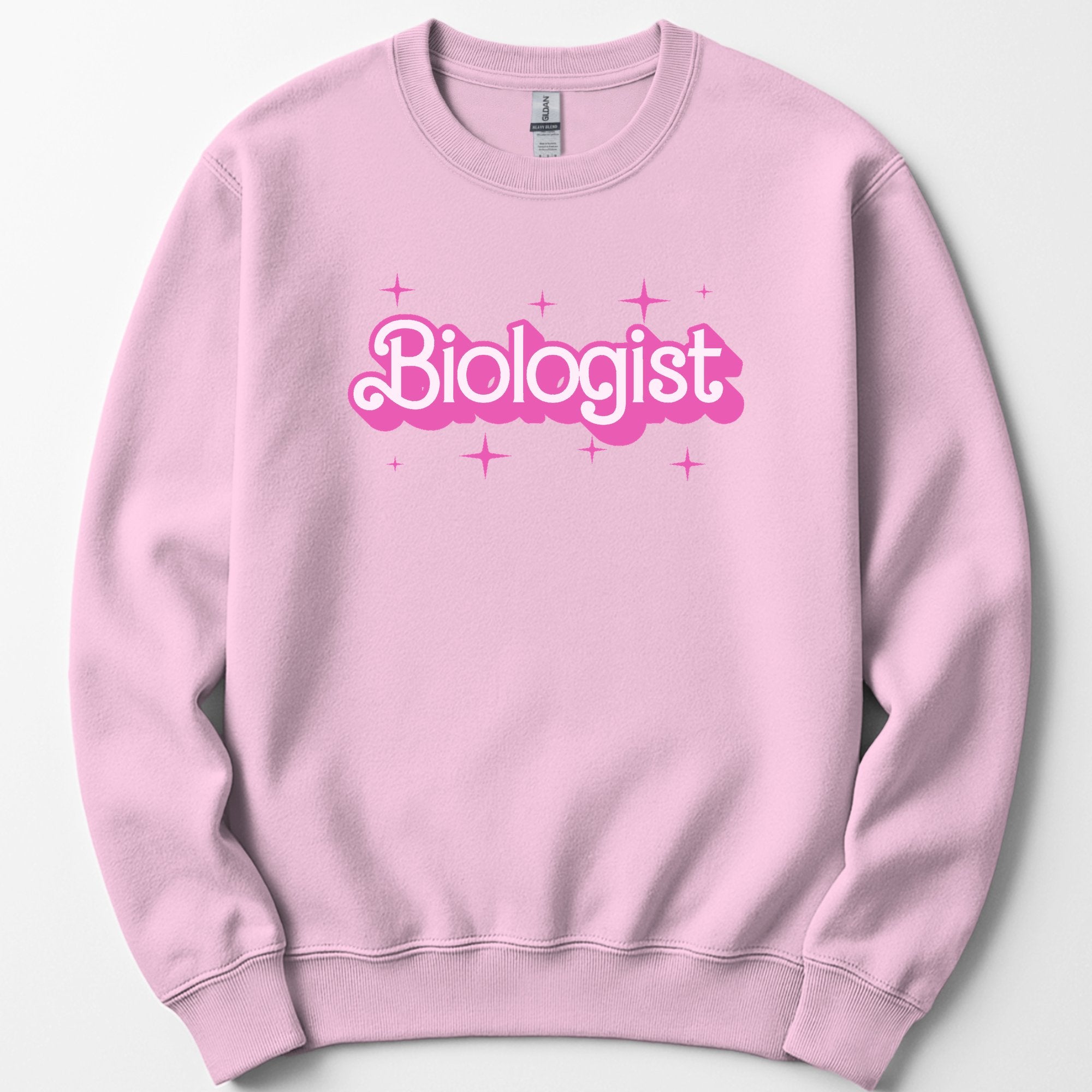 Biologist Pink Doll sweatshirt — Light Pink