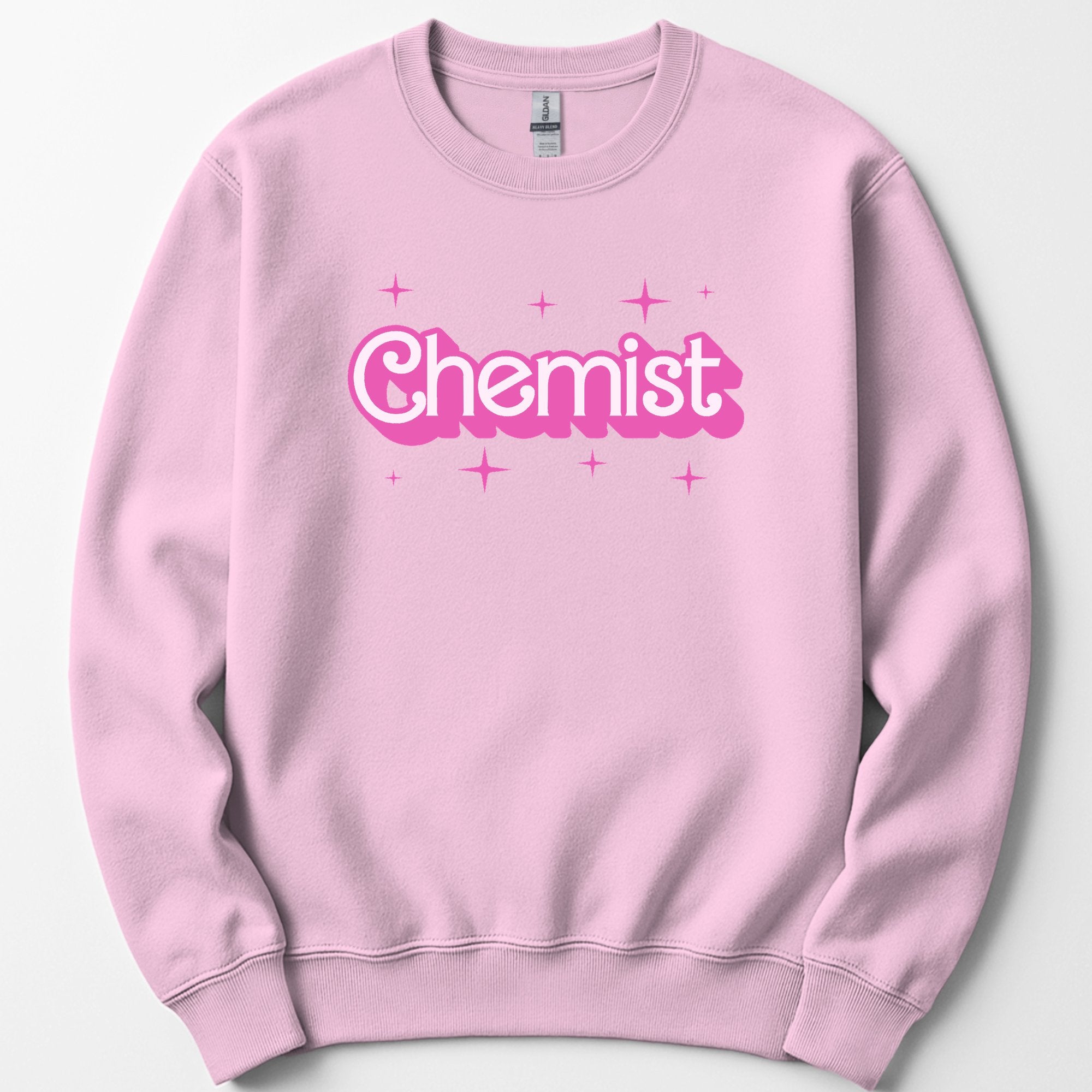Chemist Pink Doll sweatshirt — Light Pink