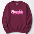 Chemist Pink Doll sweatshirt — Maroon