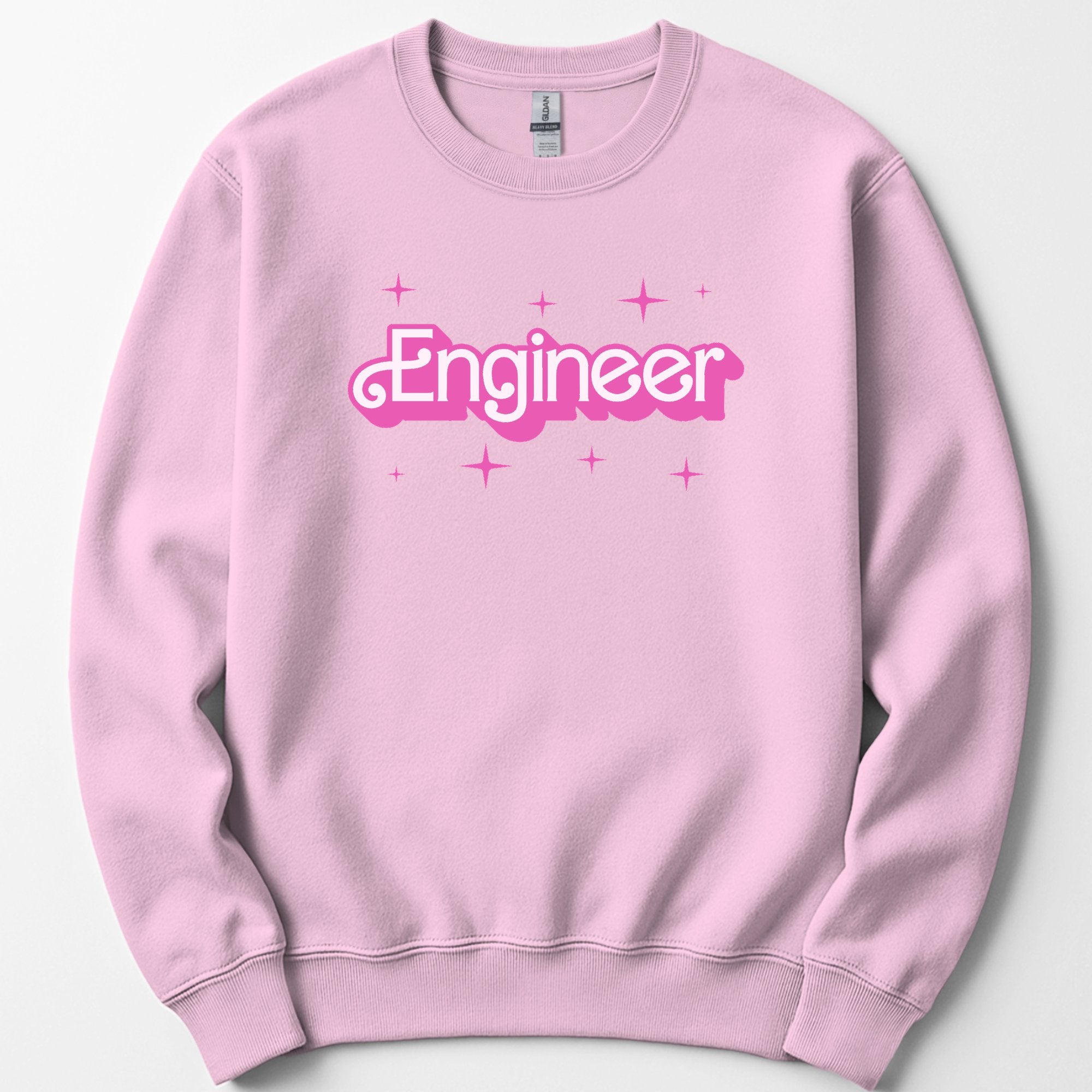 Engineer Pink Doll sweatshirt — Light Pink