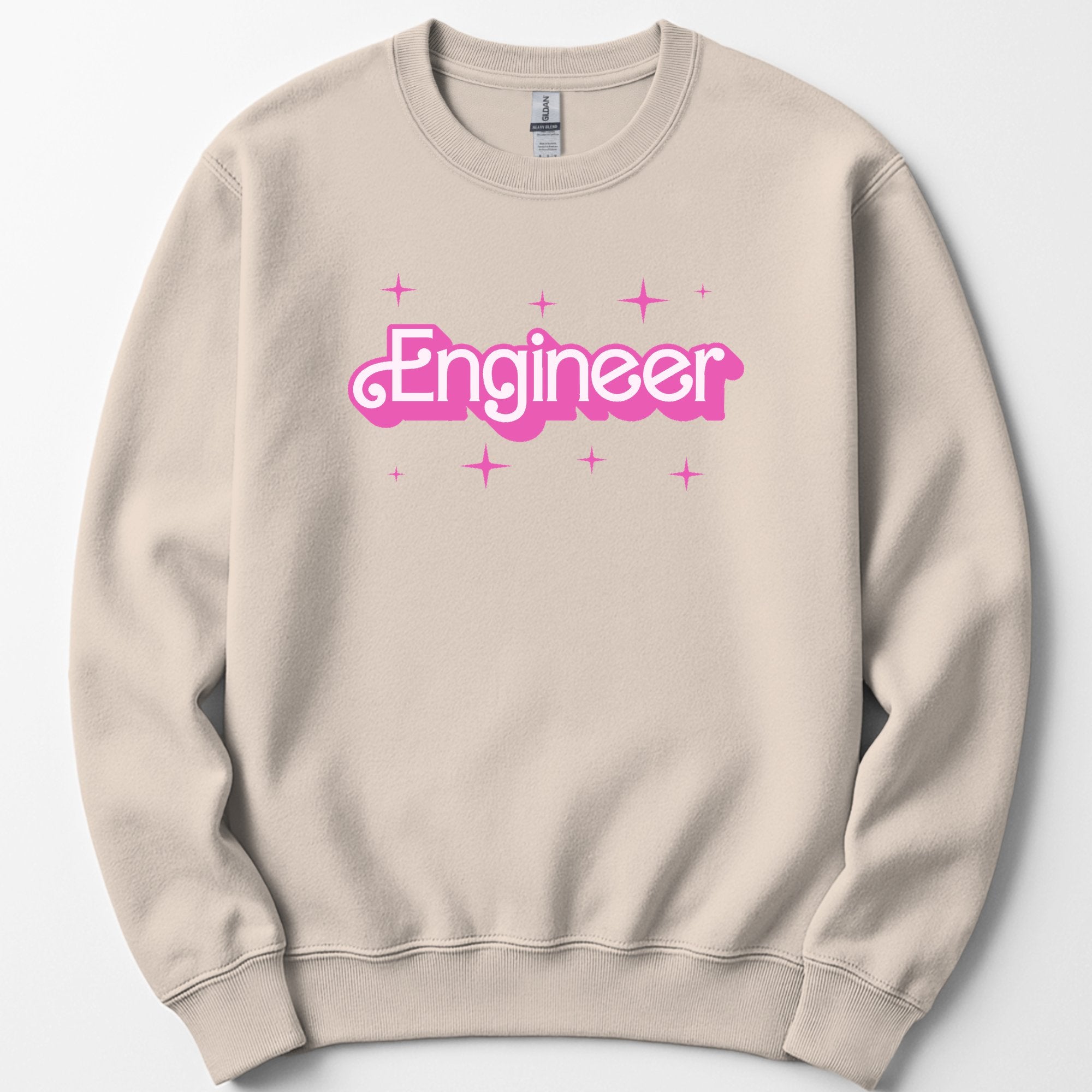 Engineer Pink Doll sweatshirt — Sand