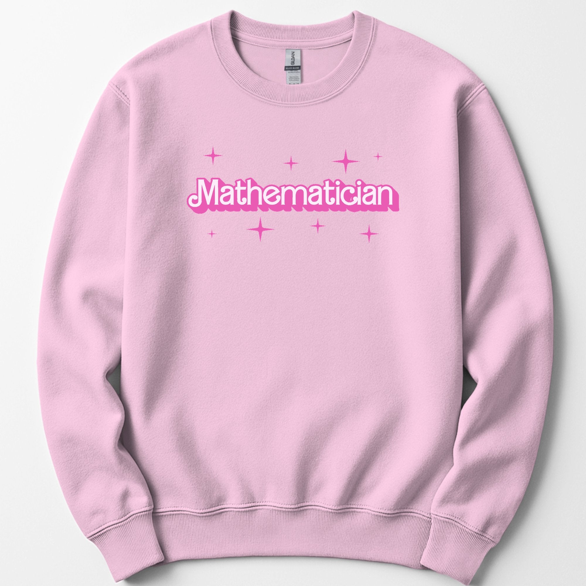 Mathematician Pink Doll sweatshirt — Light Pink