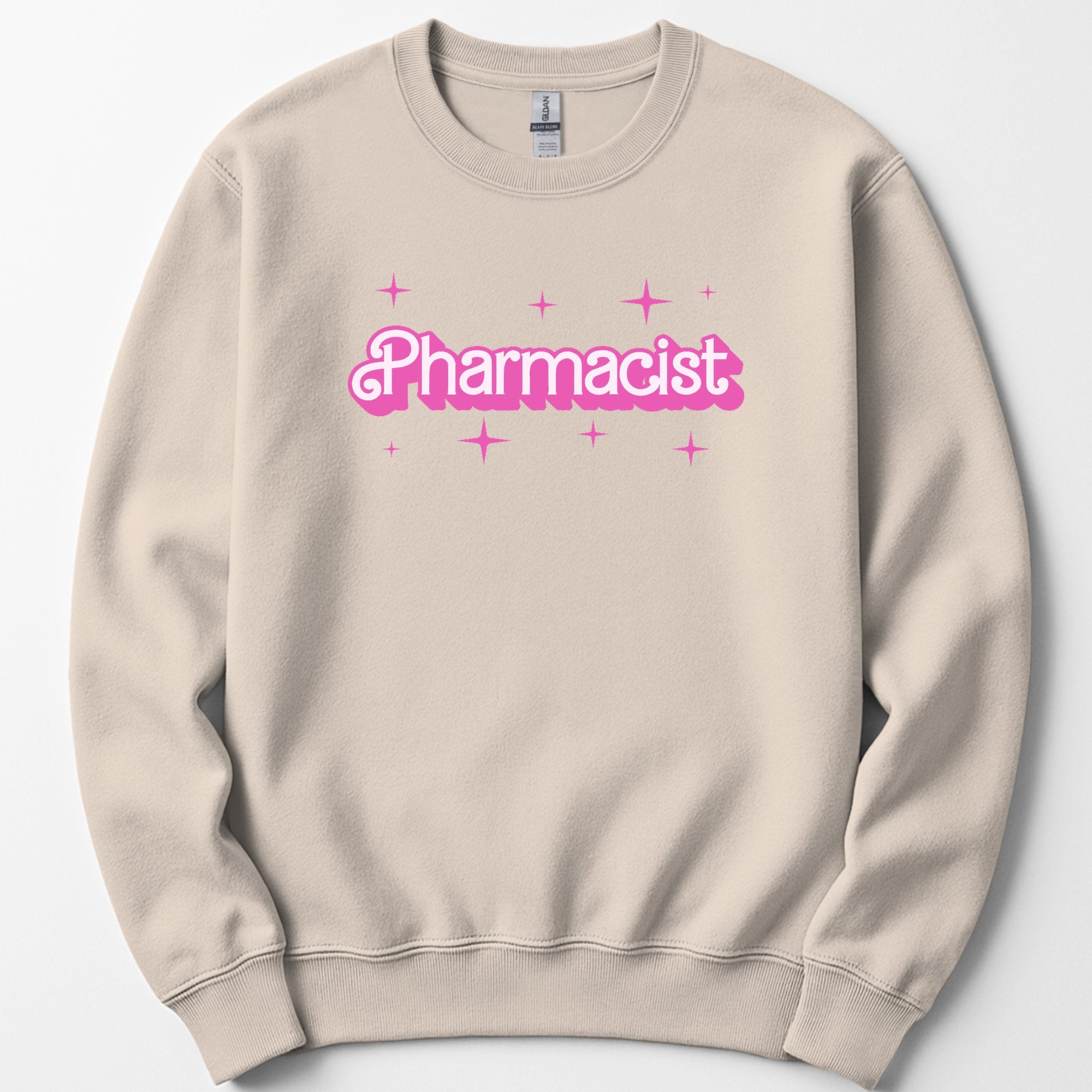 Pharmacist Pink Doll sweatshirt — Sand