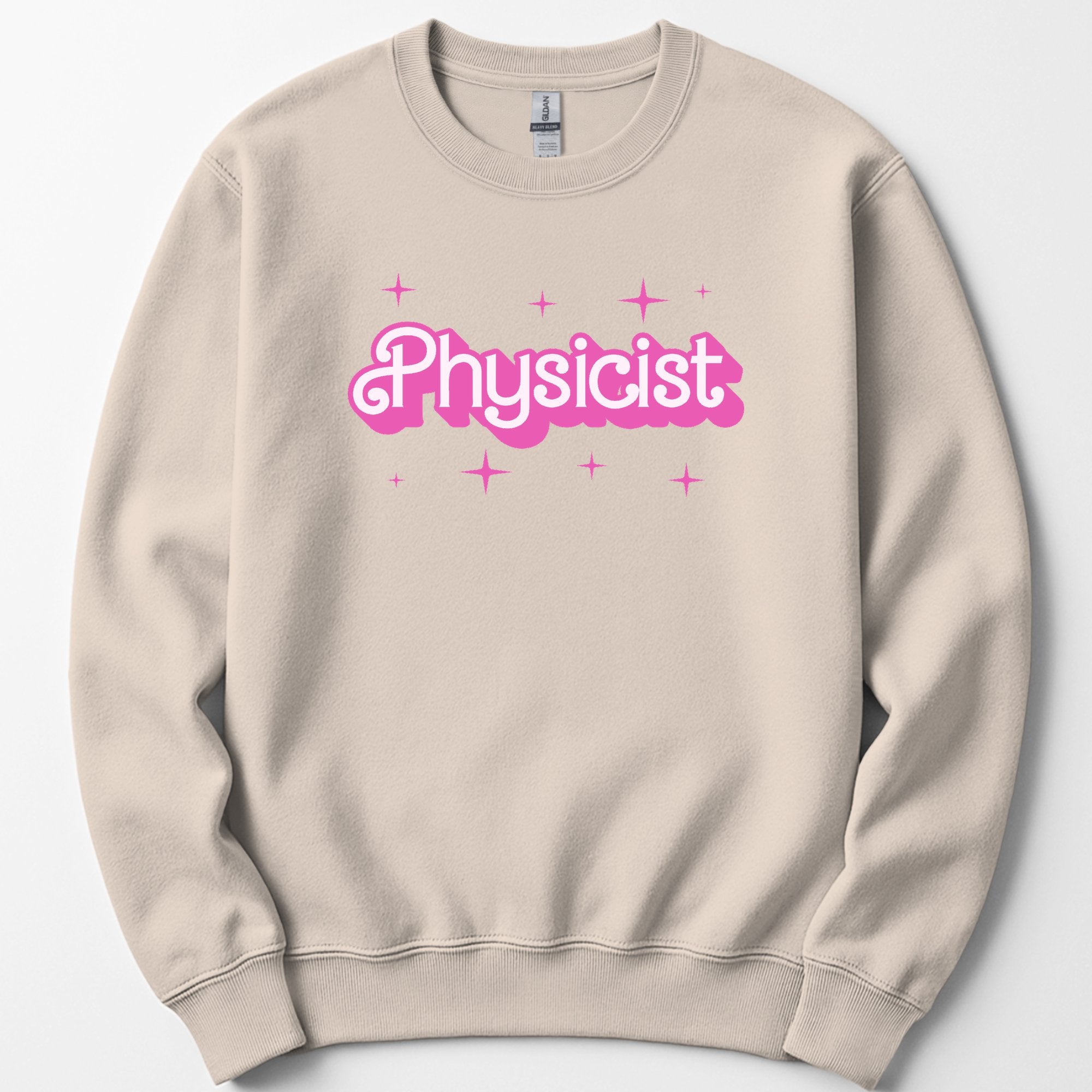 Physicist Pink Doll sweatshirt — Sand