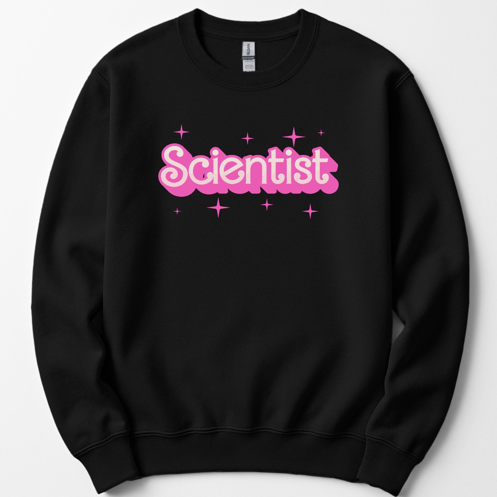 Scientist Pink Doll sweatshirt — Black